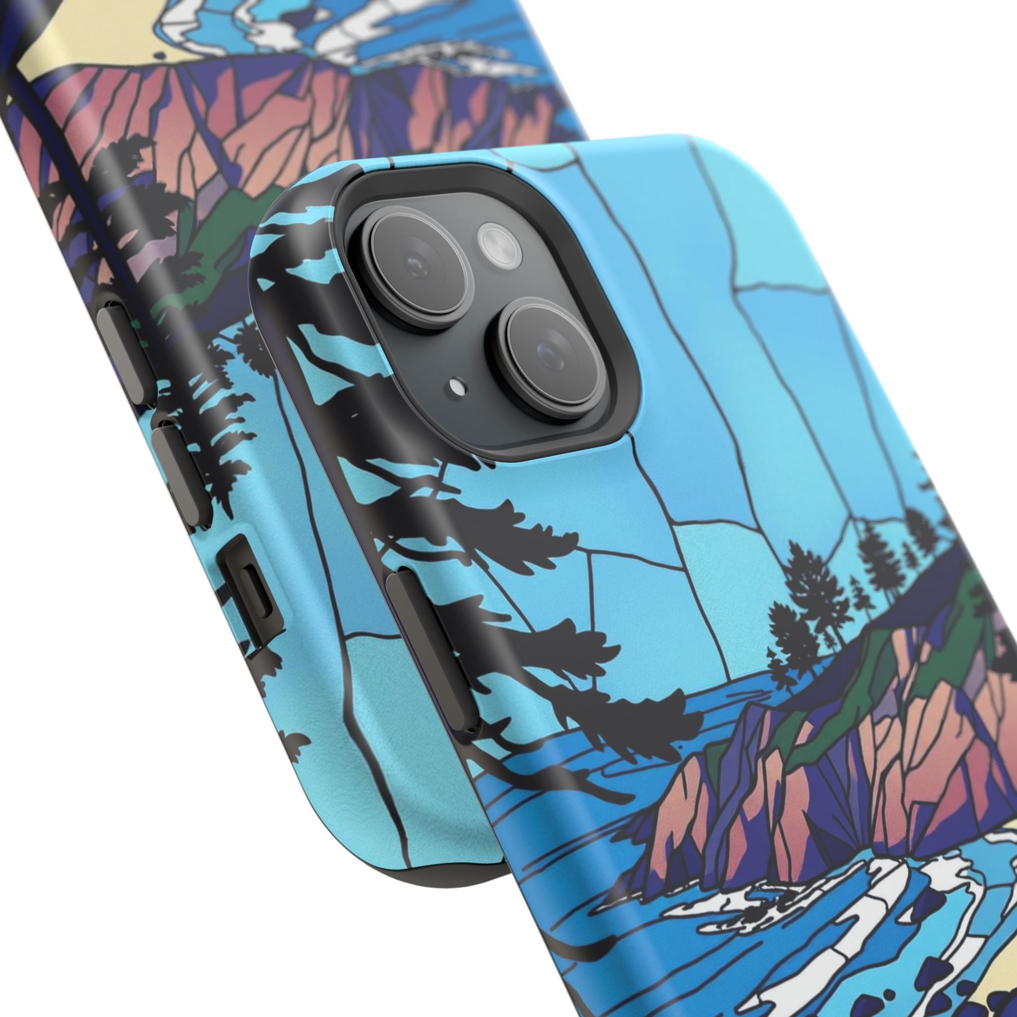 iPhone Indigo And Violet Pebble Beach Slim Everyday iPhone 11 Designer · iPhone