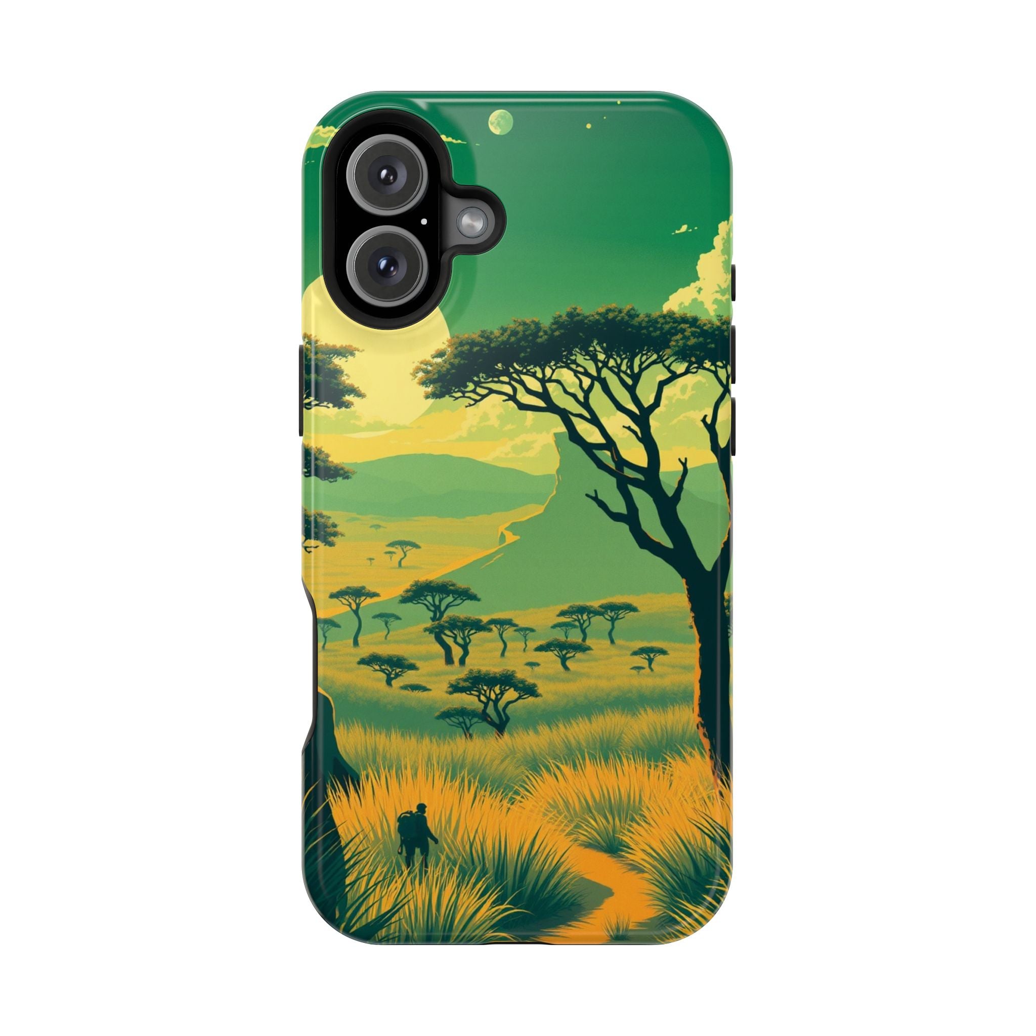 iPhone Savanna Horizon Pixel Art -Bit Slim Everyday Designer Case · iPhone Case