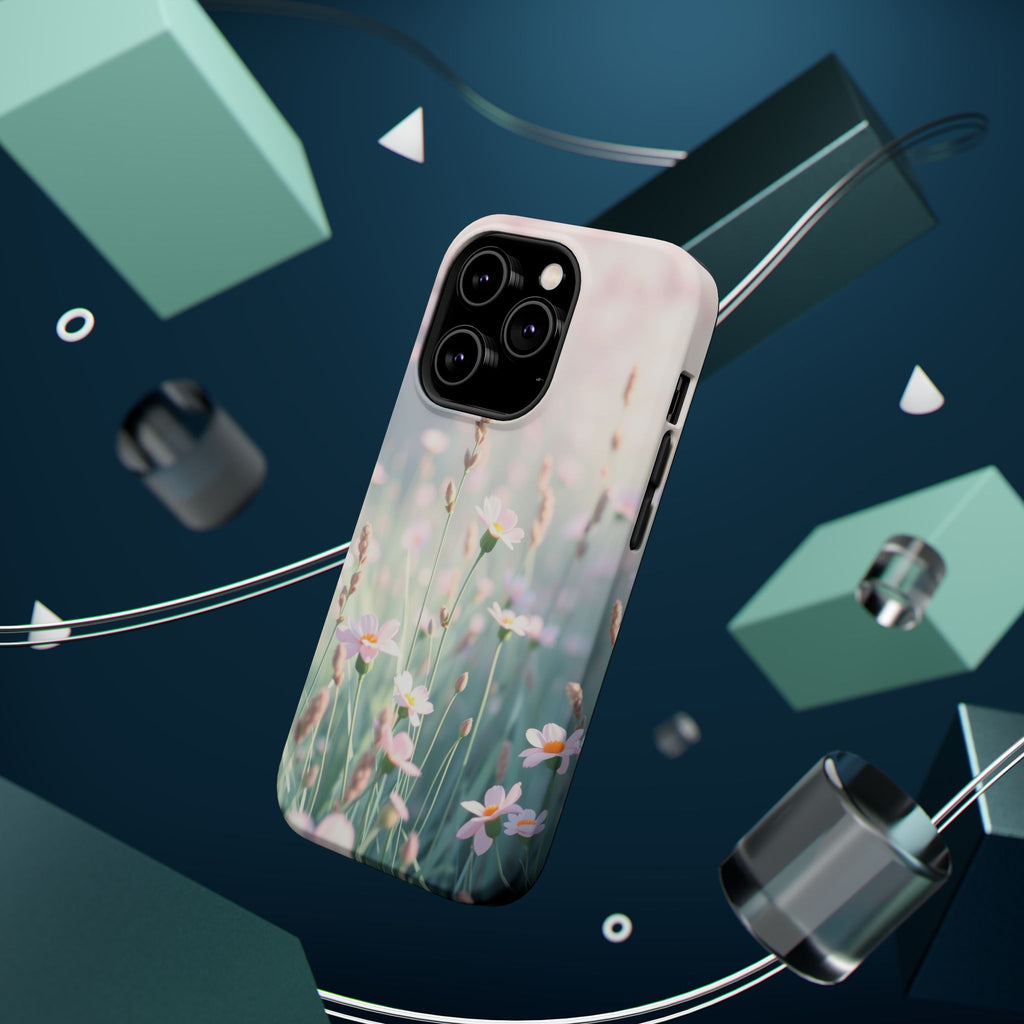iPhone Spring Meadow Pastel Kawaii Bold Modern Everyday Snap Case · iPhone Case