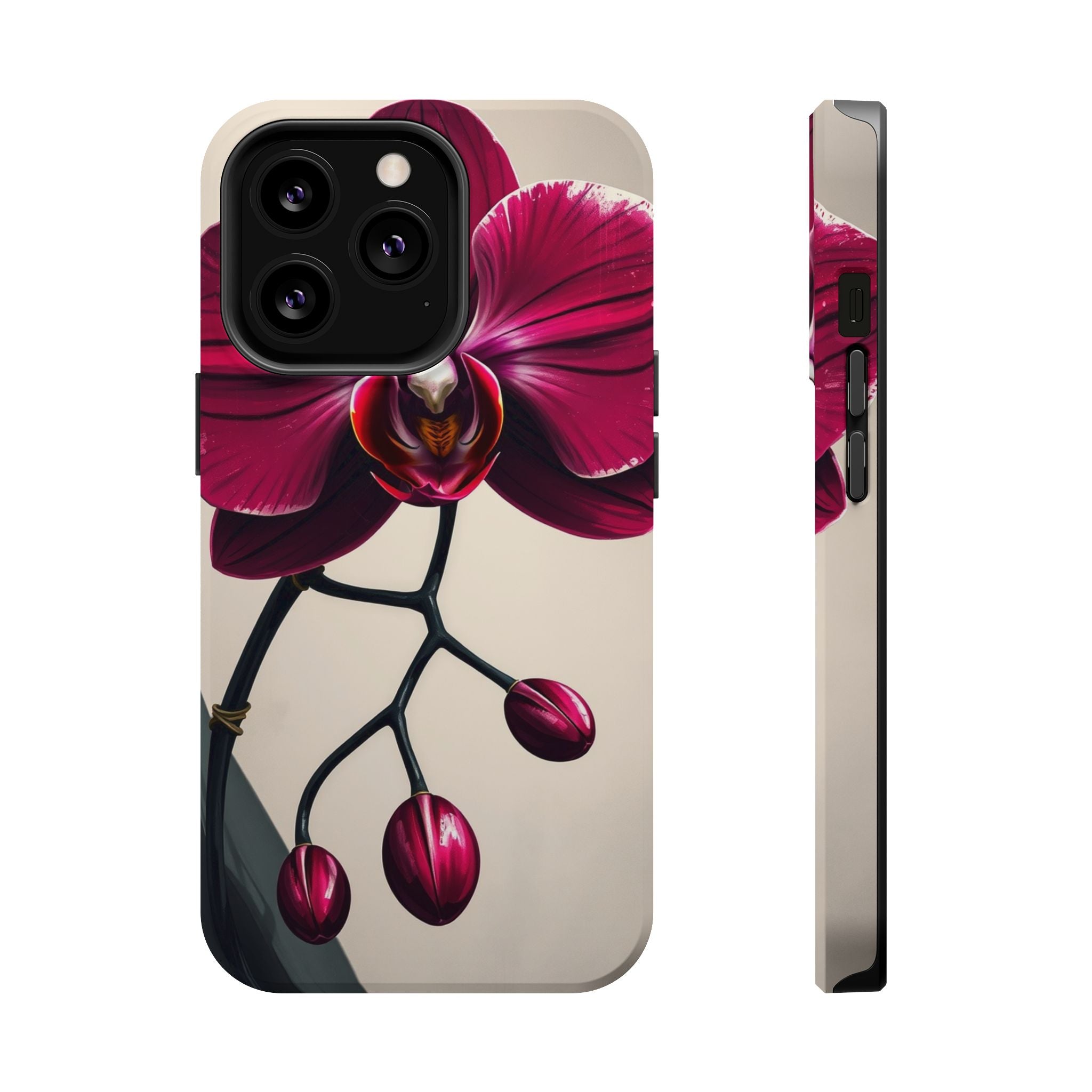iPhone Orchid Study Enchanted Art Bold Modern Everyday Snap Case · iPhone Case