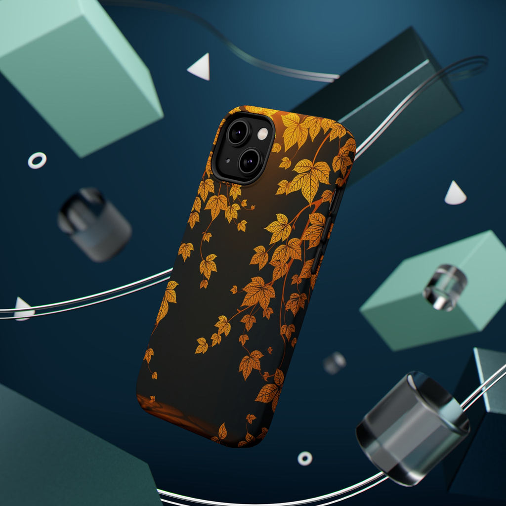 iPhone Mustard And Rust Art Nouveau Vine Slim Everyday iPhone 14 · iPhone Case