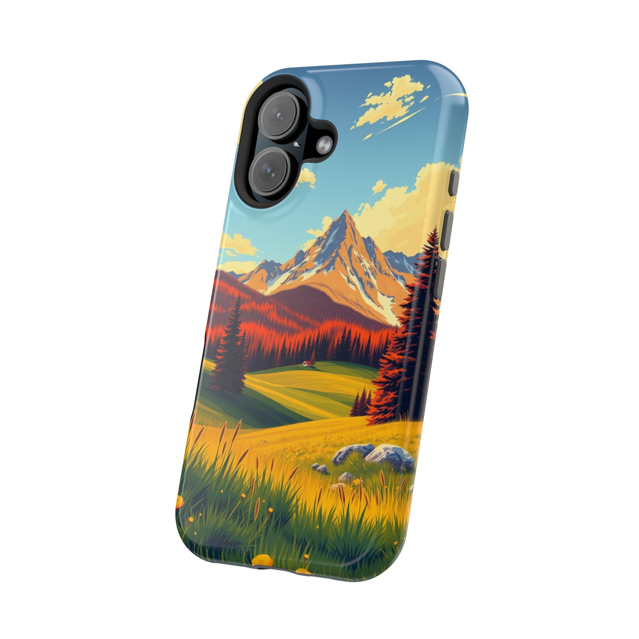 iPhone Radiant Alpine Meadow Design Slim Everyday Designer Case · iPhone Case