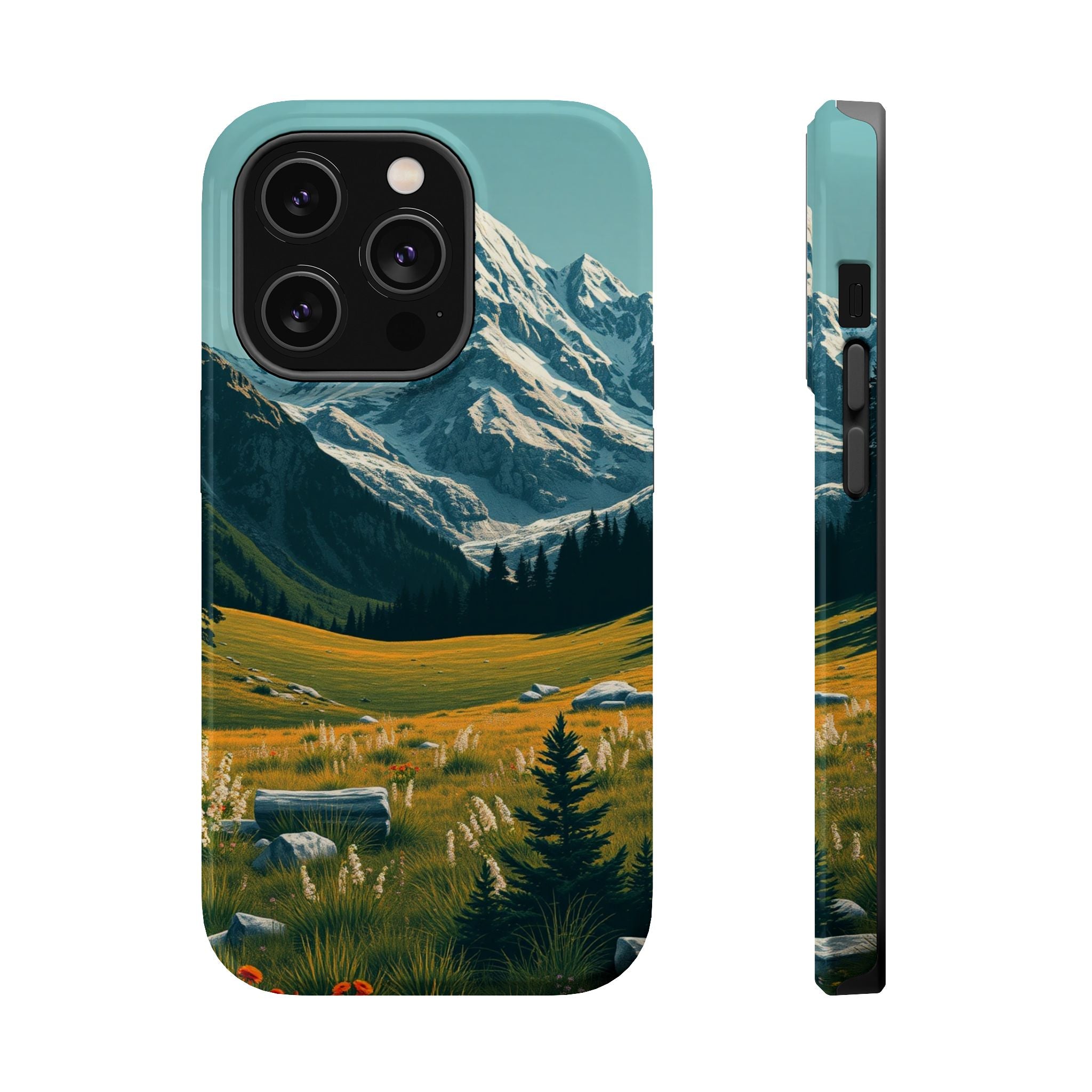 iPhone Alpine Meadow Bold Art 19 Bold Modern Everyday Snap Case · iPhone Case