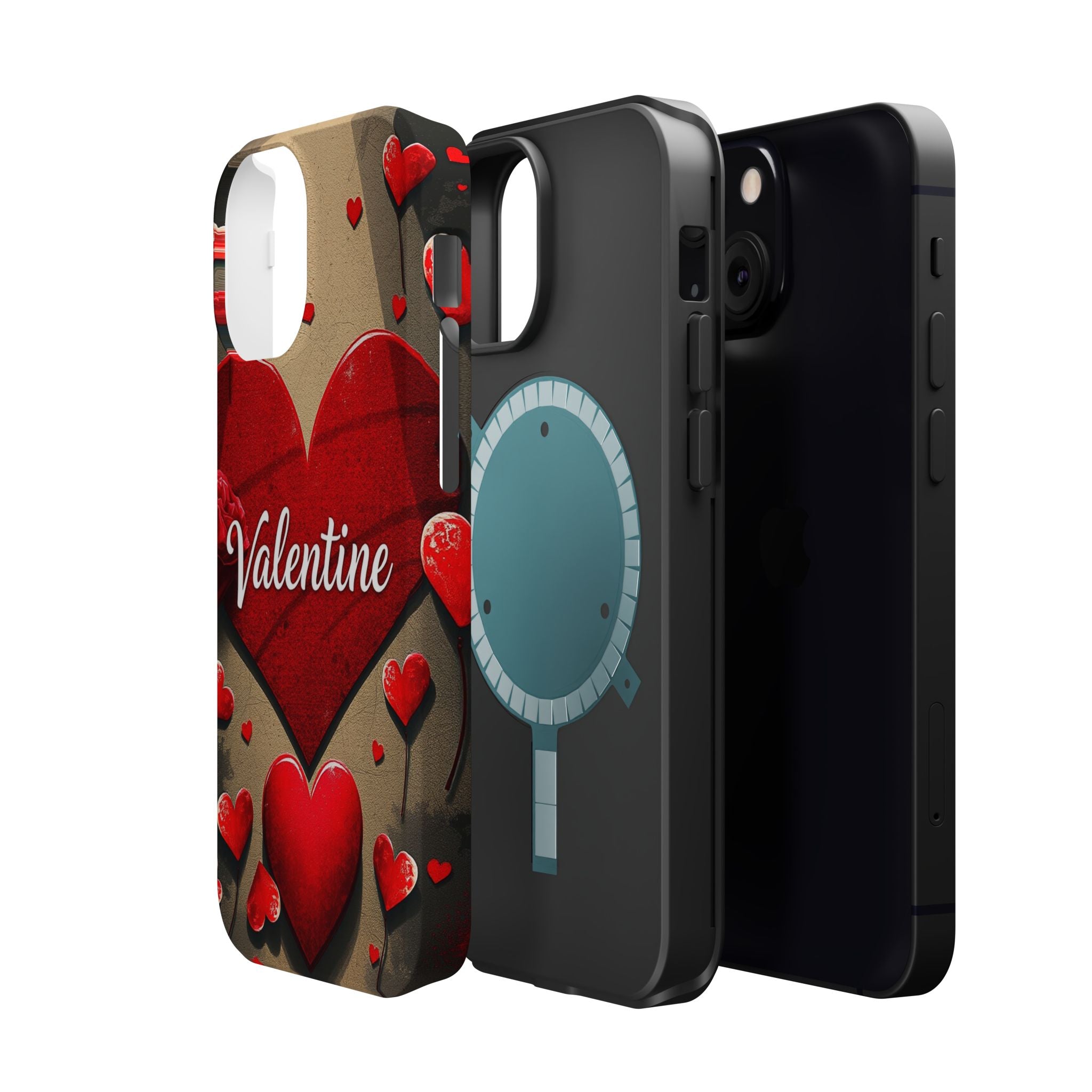 iPhone Serene Vintage Valentine Card Design Slim Everyday Designer Case · iPhone