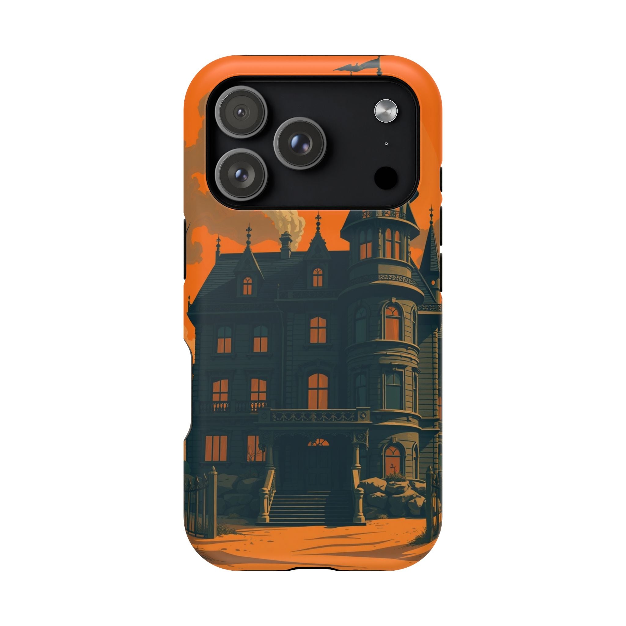 iPhone Vibrant Haunted Mansion Design Slim Everyday Designer Case · iPhone Case