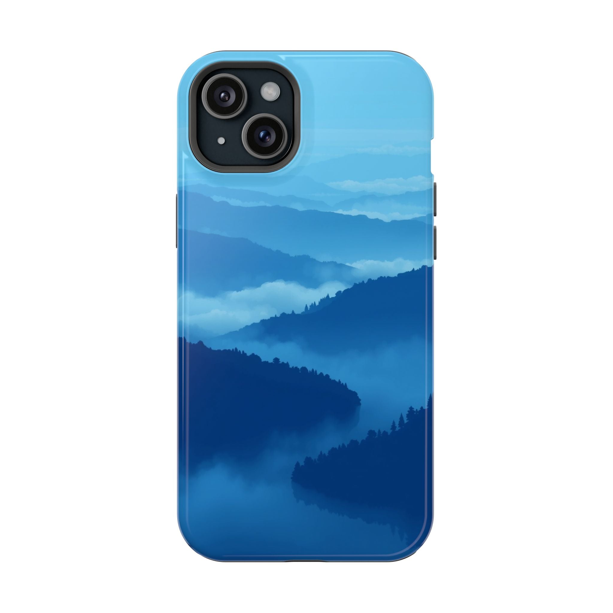 iPhone Fog Rolling Over Hills Pixel Art -Bit Slim iPhone Everyday · iPhone Case