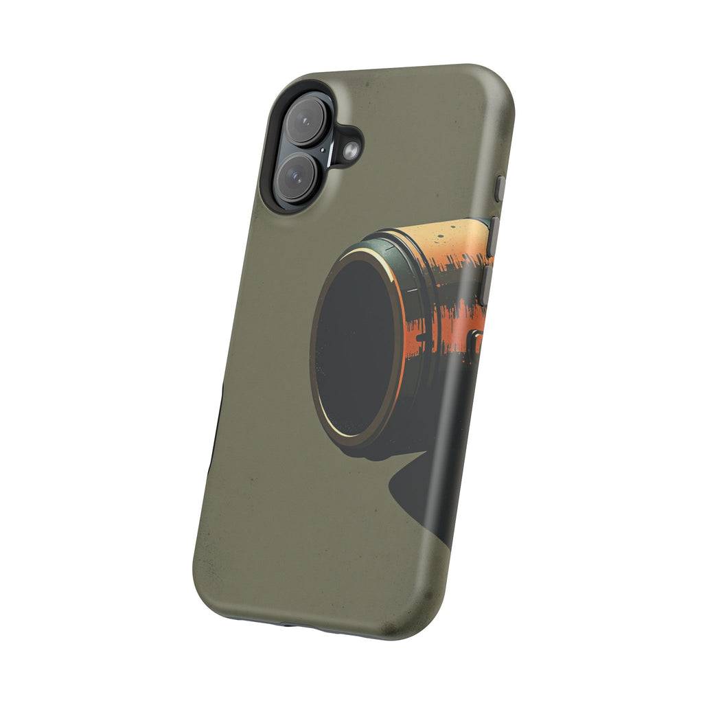 iPhone Charcoal And Copper Vintage Postcard Slim Everyday Designer Case · iPhone