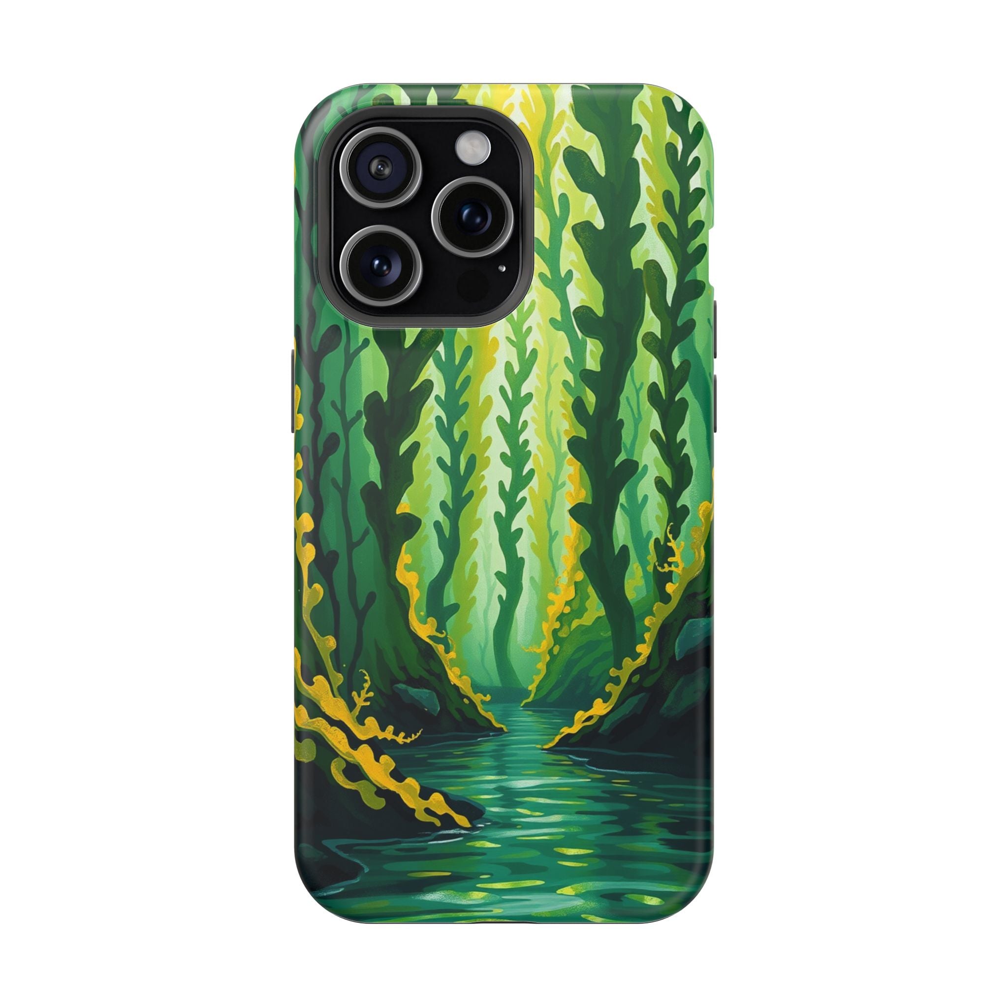 iPhone Kelp Forest Oil Painting Impressionist Slim iPhone Everyday · iPhone Case
