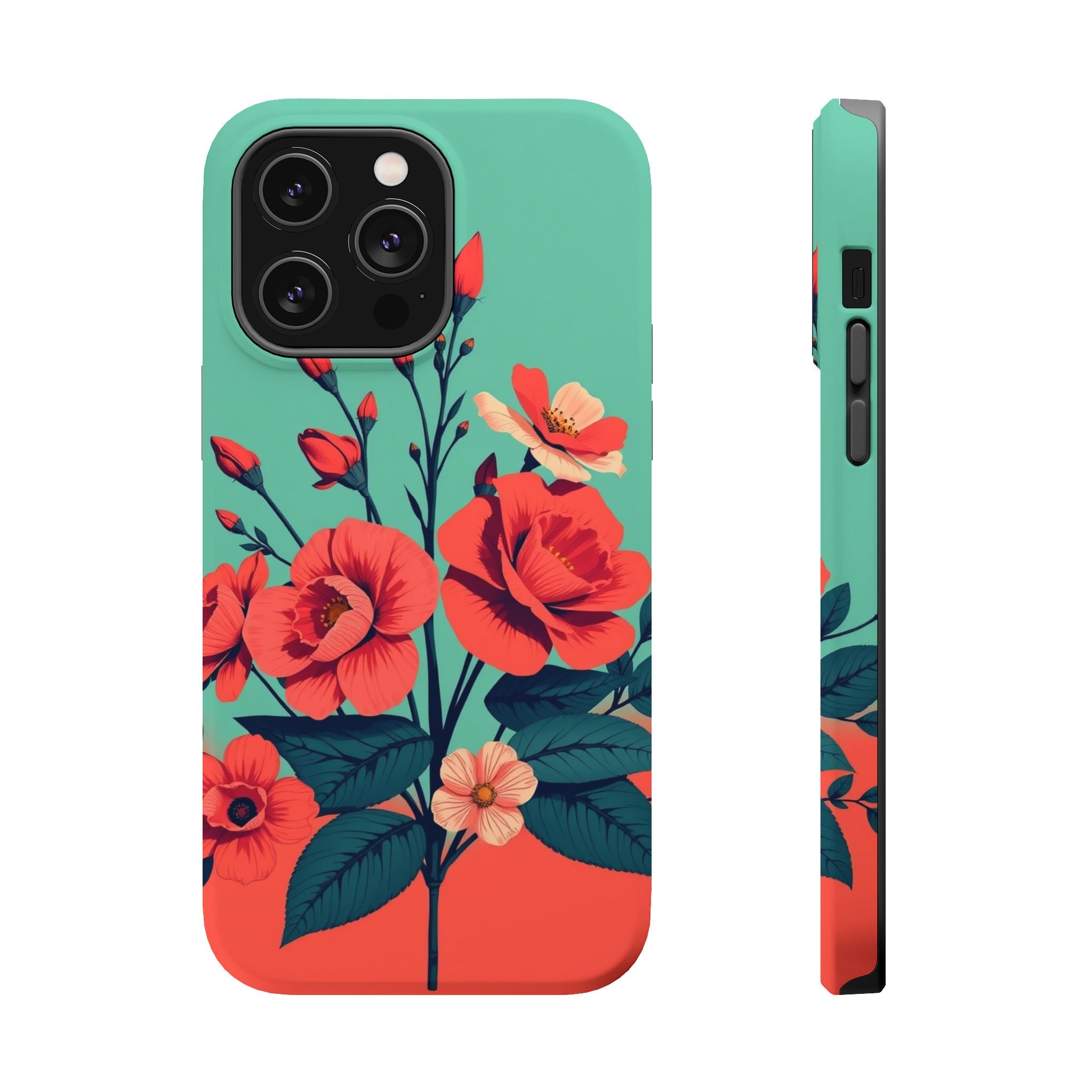 iPhone Pin-up Floral Cinematic Art Bold Modern Everyday Snap Case · iPhone Case