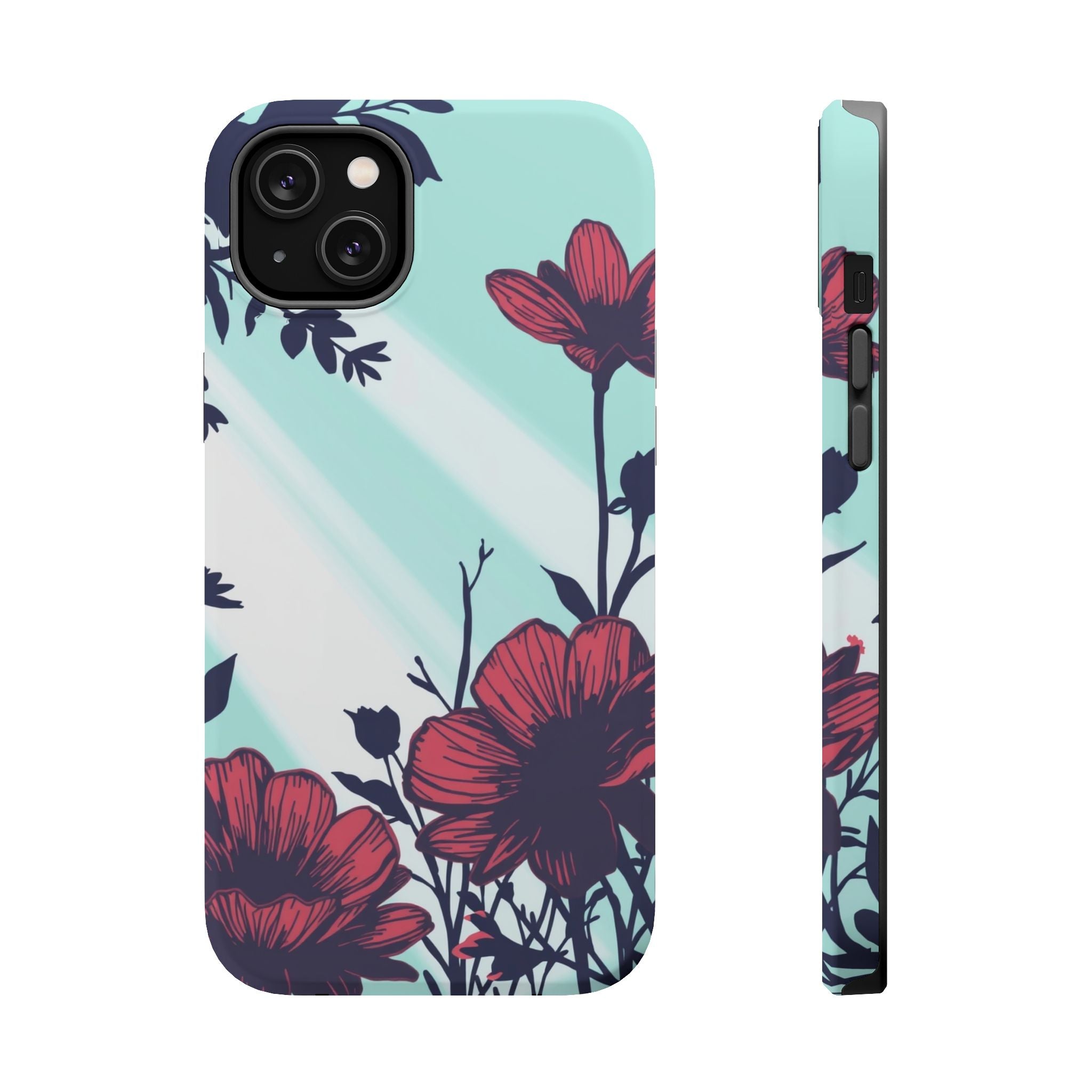 iPhone Floral Silhouette Cinematic Art Slim Everyday Designer Case · iPhone Case