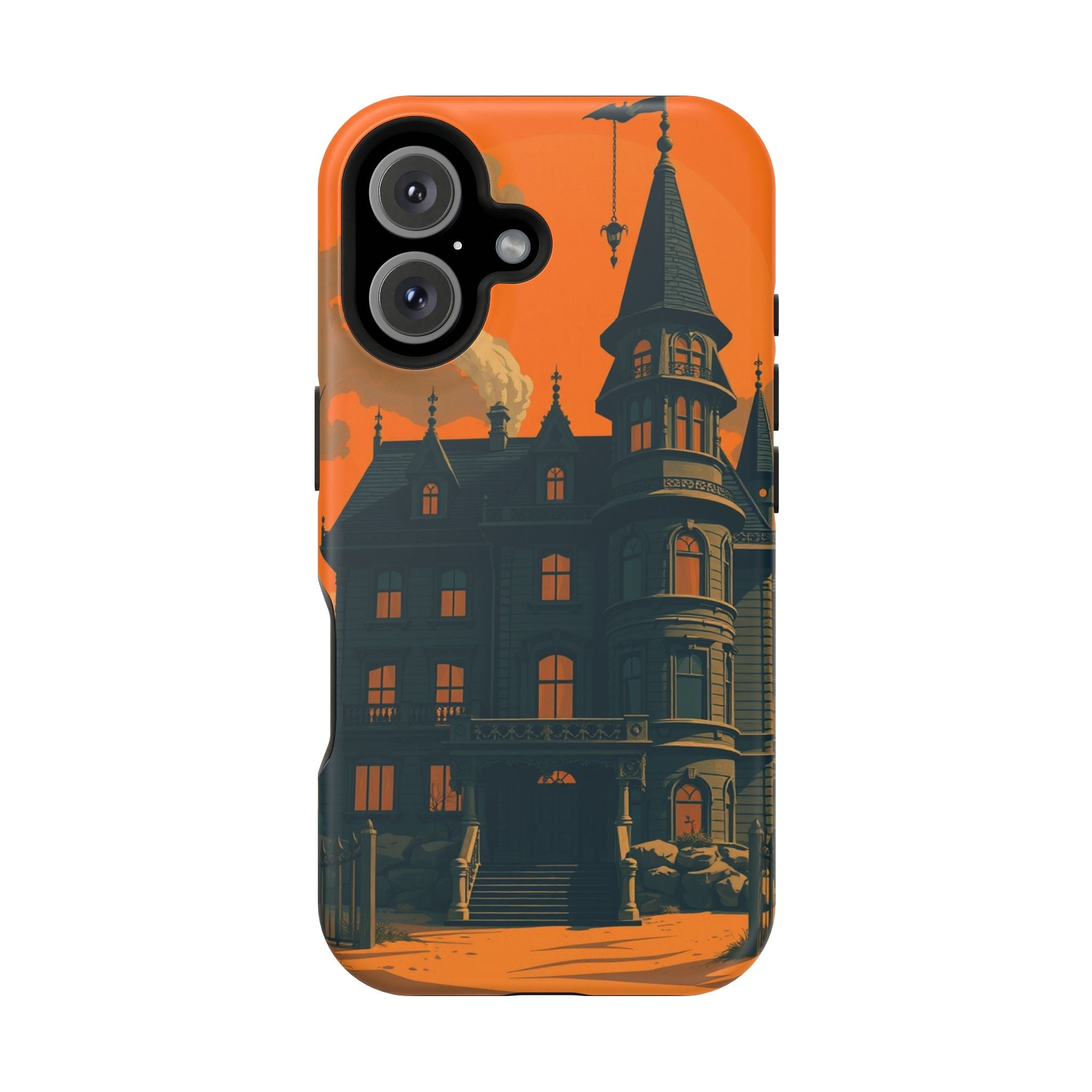iPhone Vibrant Haunted Mansion Design Slim Everyday Designer Case · iPhone Case