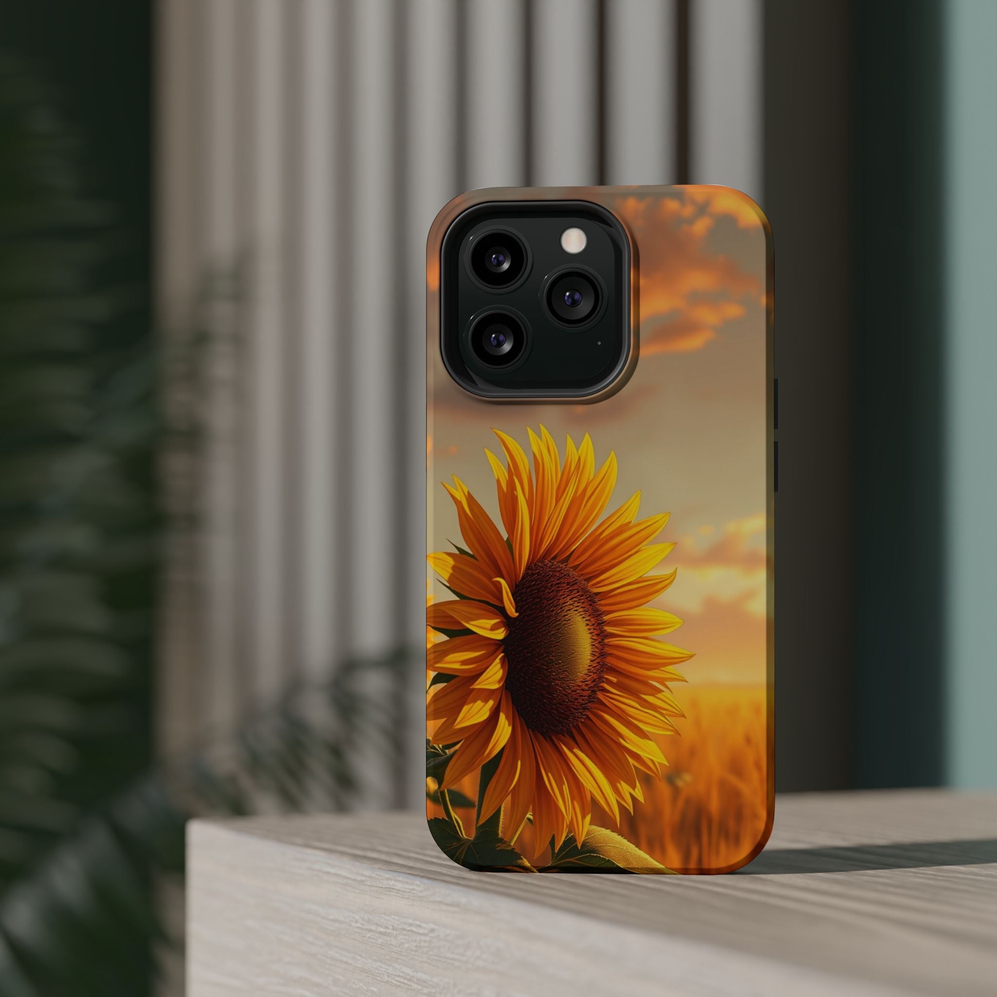 iPhone Sunflower Prairie Electric Art Slim Everyday Designer Case · iPhone Case