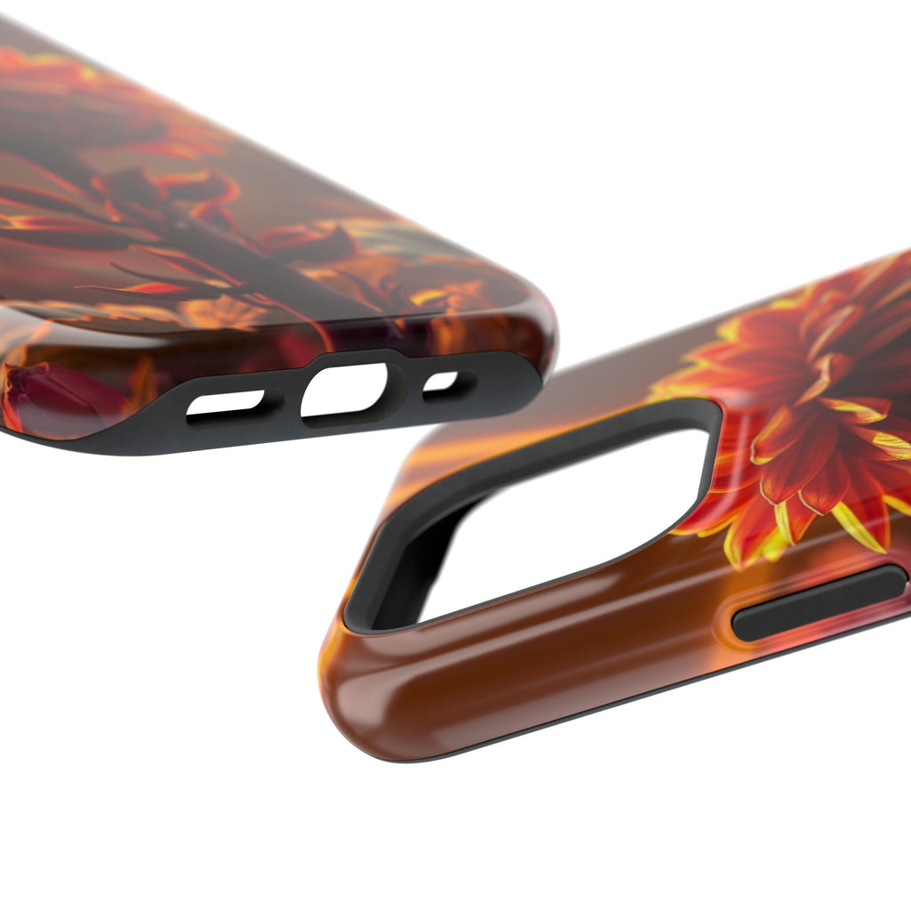 iPhone Mustard And Rust Ranunculus Stack Slim Everyday iPhone Designer · iPhone