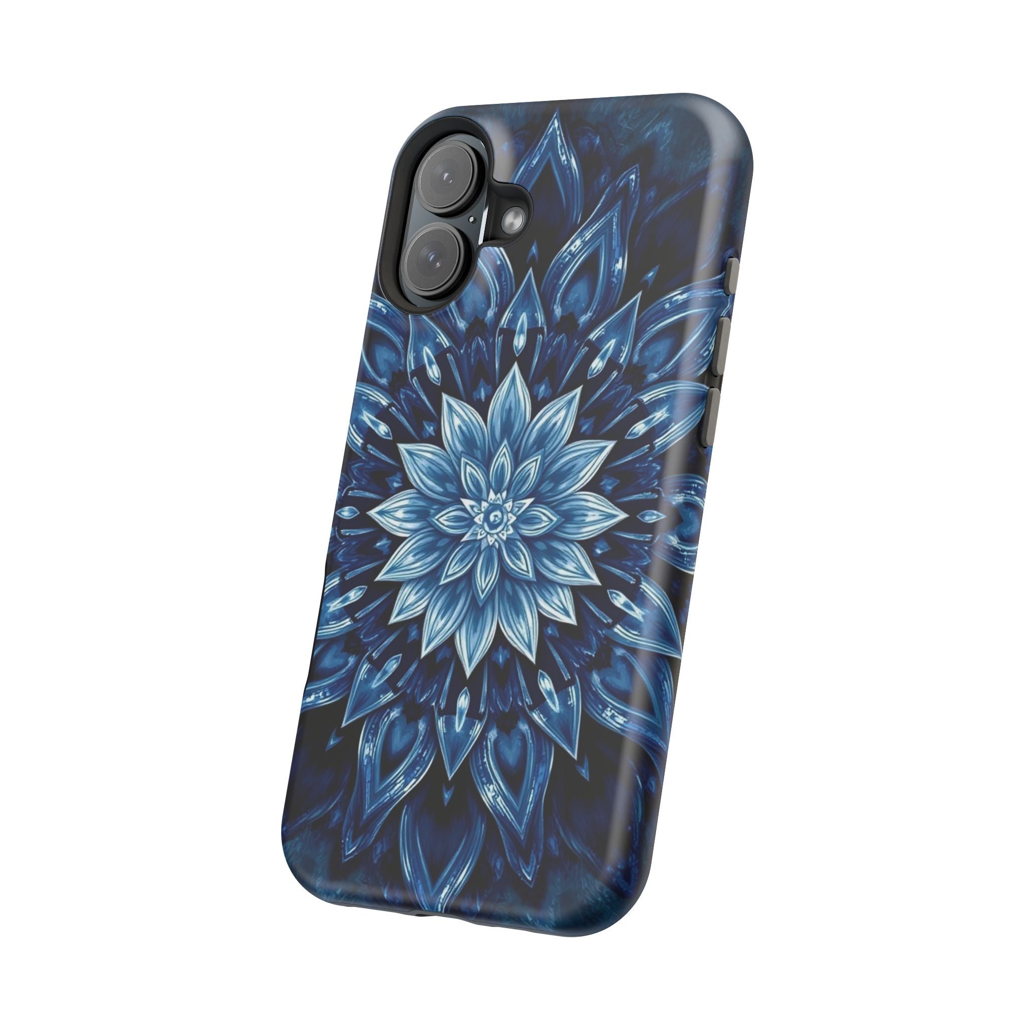 iPhone Floral Mandala Electric Art Bold Modern Everyday Snap Case · iPhone Case