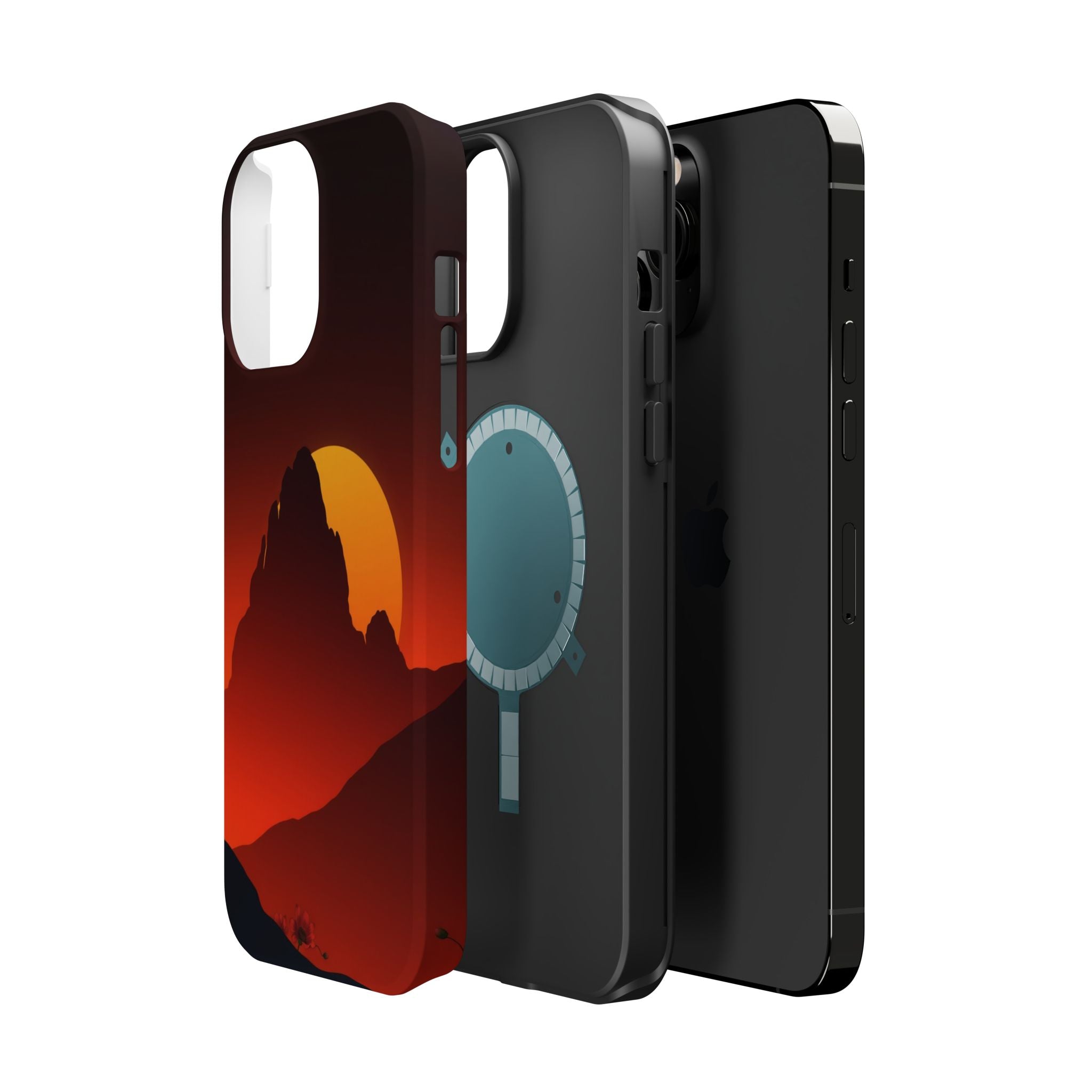 iPhone Sunset Amber And Peach Gradient Bloom Slim iPhone Everyday · iPhone Case