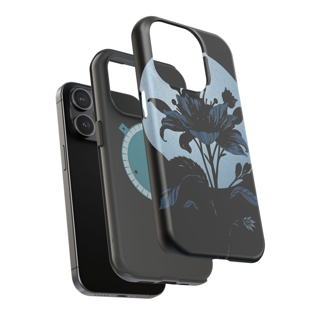 iPhone Radiant Floral Silhouette Design Slim Everyday Designer Case · iPhone Cas