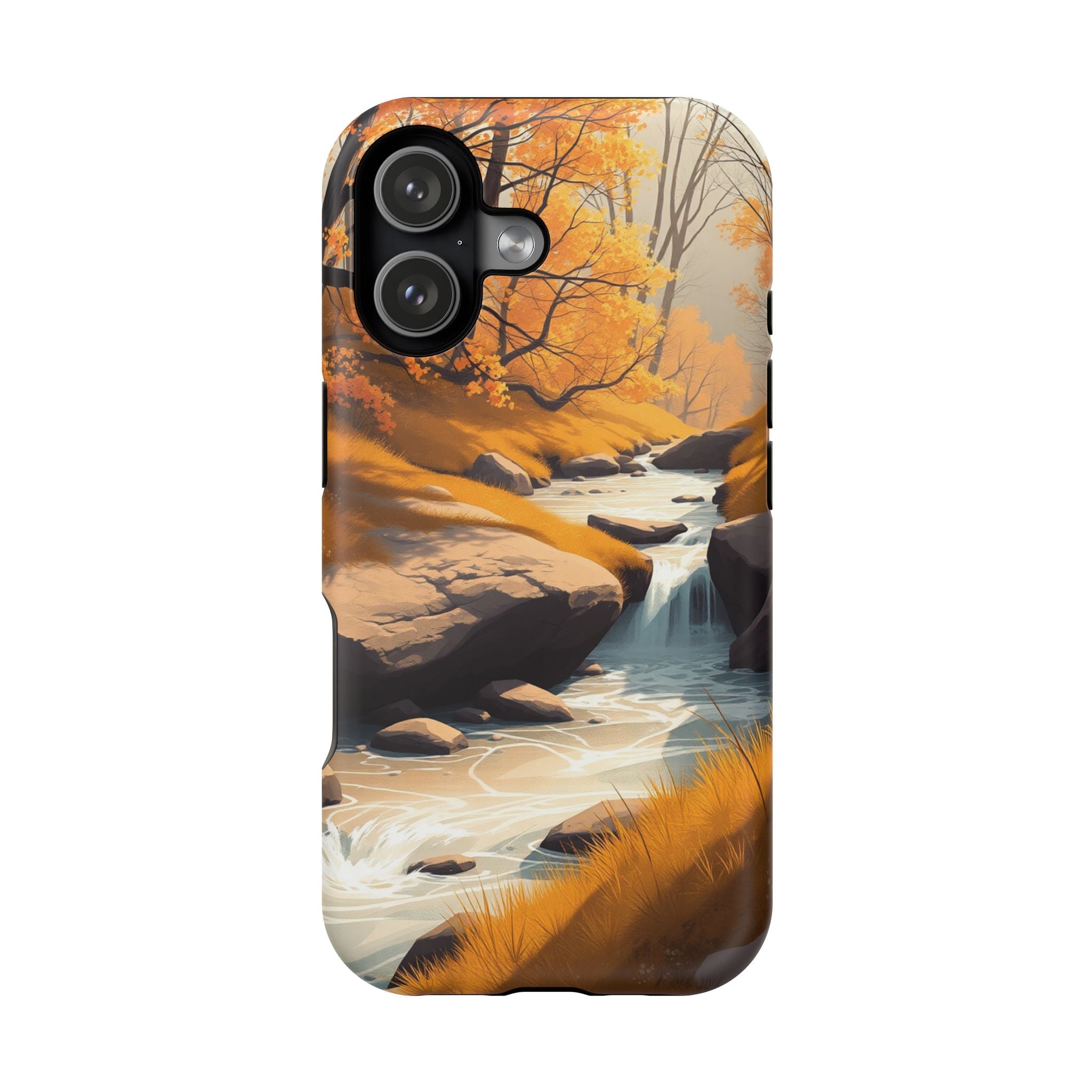 iPhone Mustard And Rust Spring Creek Slim Everyday Designer Case · iPhone Case