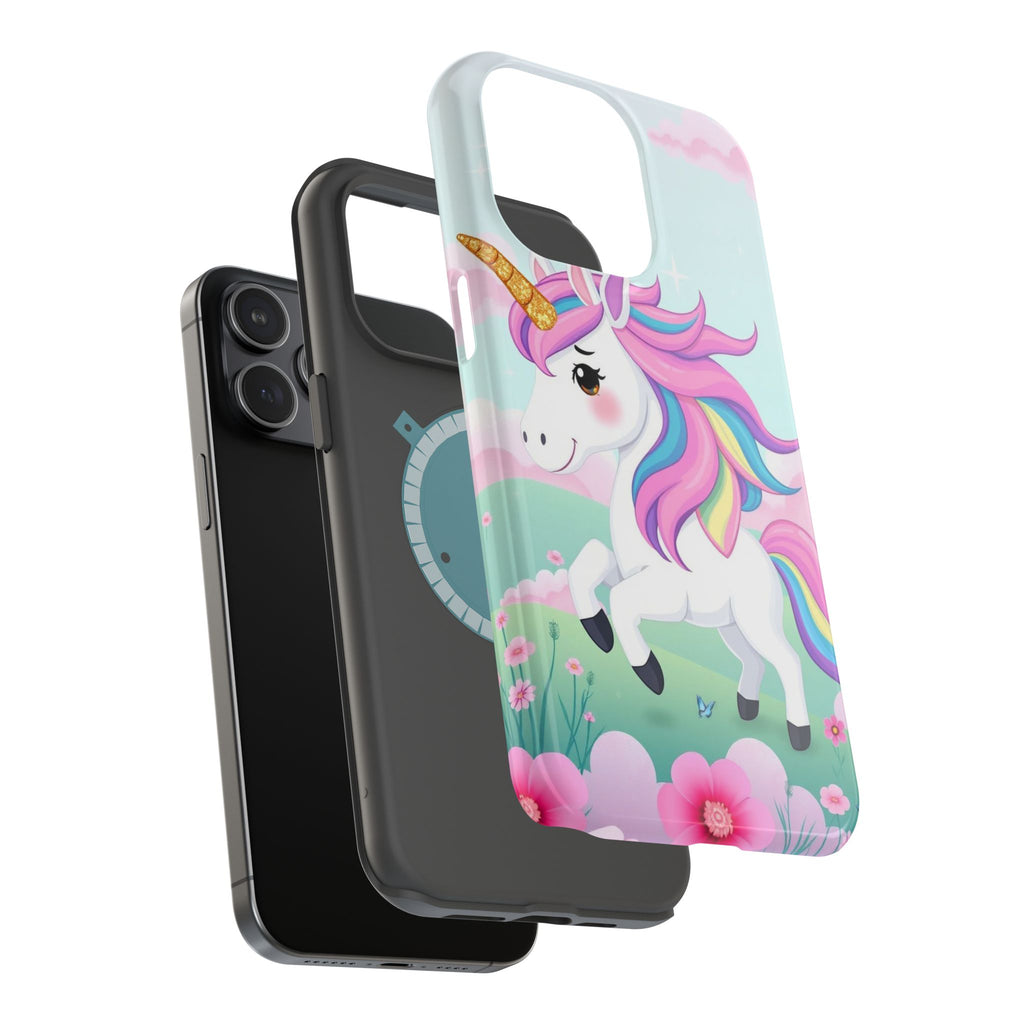 iPhone Rainbow Unicorn Kids Fun Soft iPhone Phone Case Gift Finish · iPhone Case