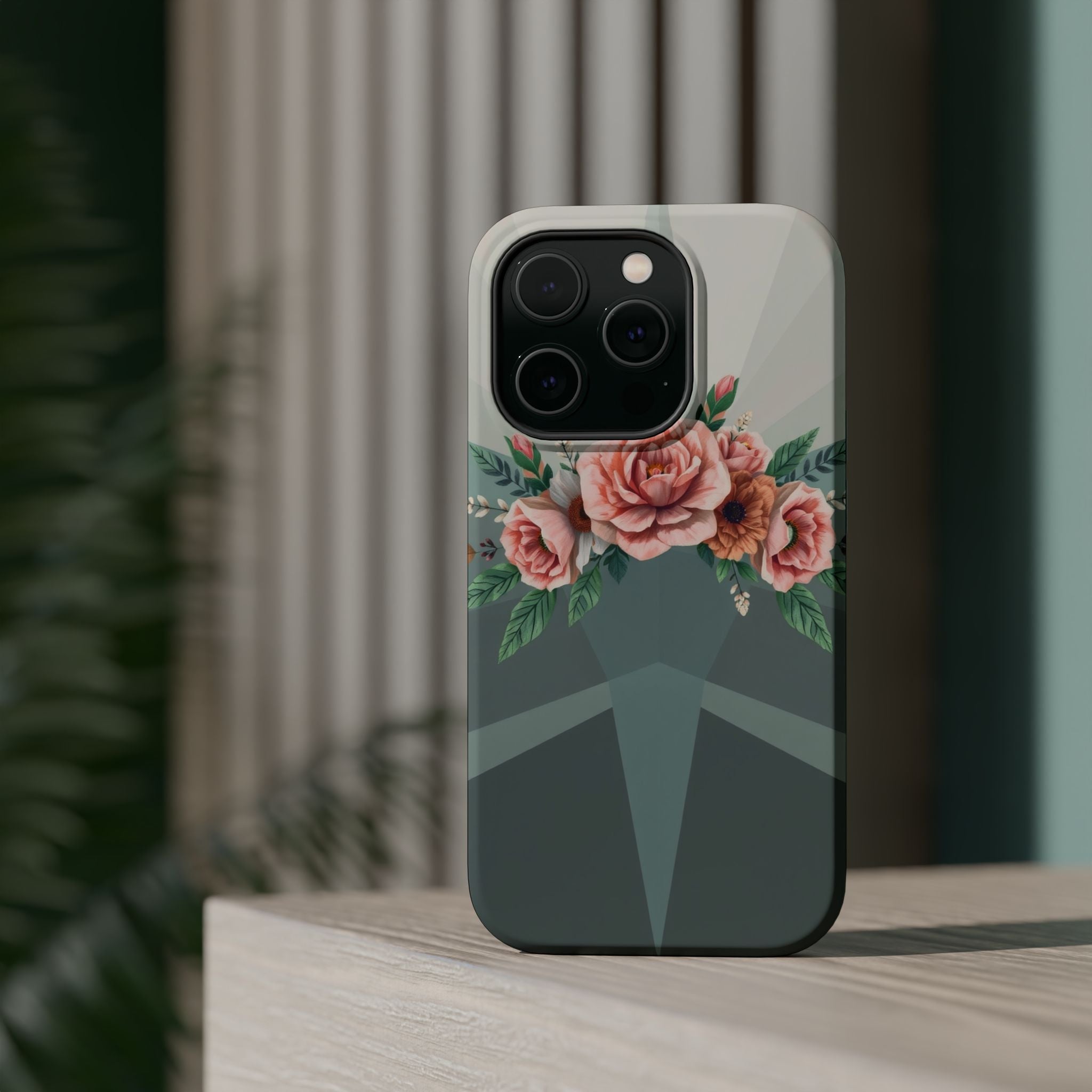 iPhone Floral Crown Abstract Geometric Slim Everyday Designer Case · iPhone Case