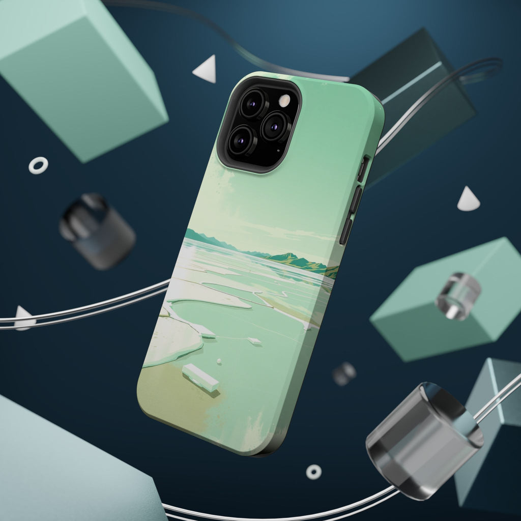 iPhone Vibrant Salt Flat Mirror Design Slim Everyday Designer Case · iPhone Case