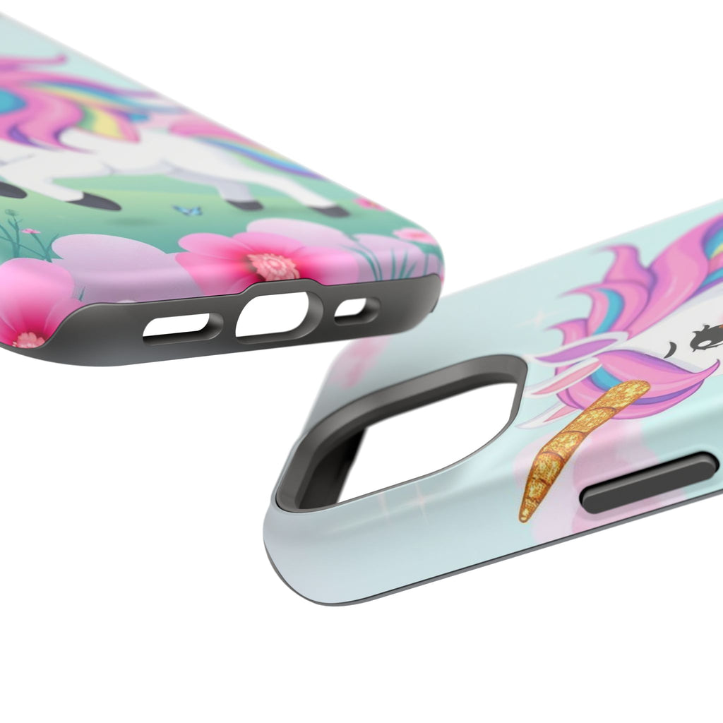 iPhone Rainbow Unicorn Kids Fun Soft iPhone Phone Case Gift Finish · iPhone Case