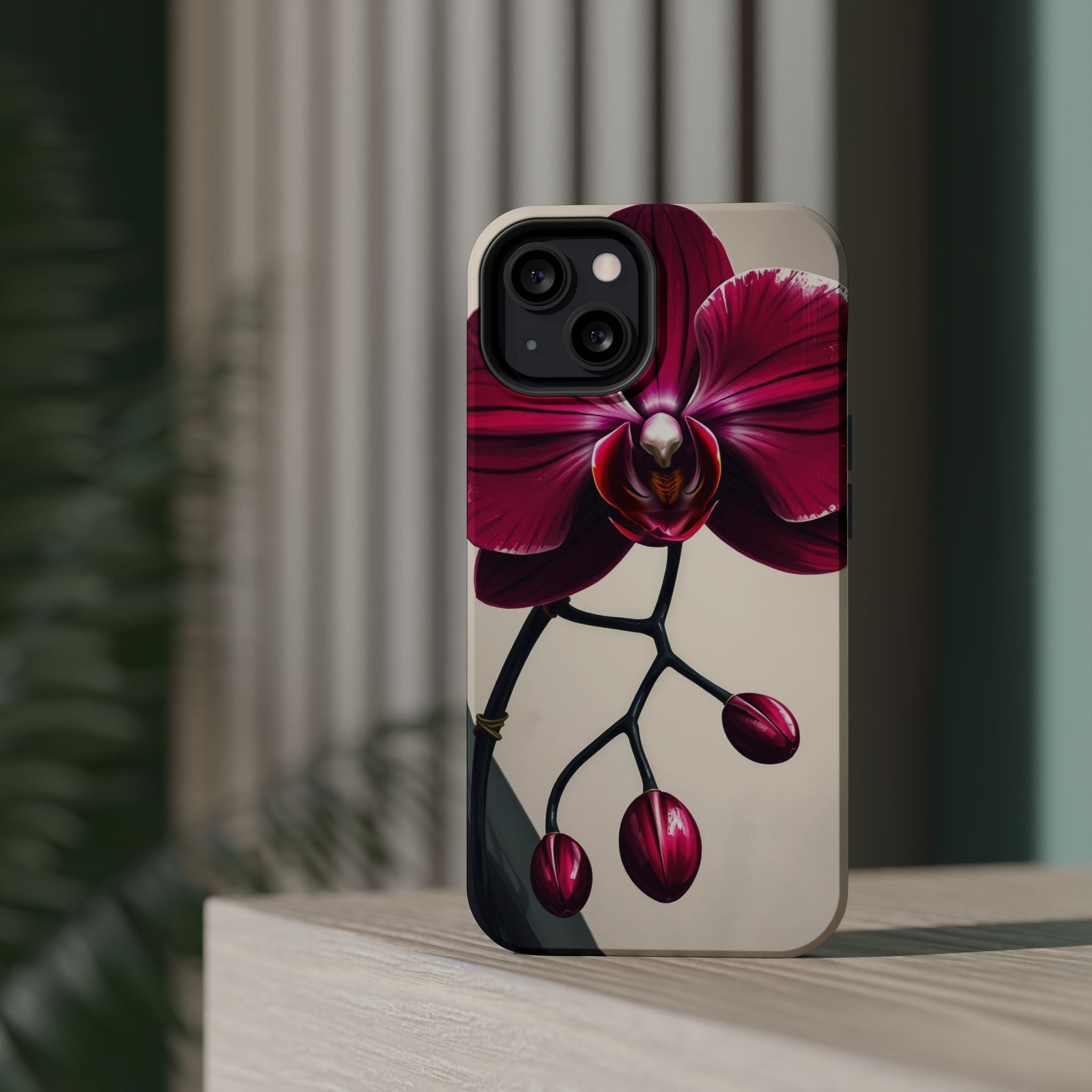 iPhone Orchid Study Enchanted Art Bold Modern Everyday Snap Case · iPhone Case