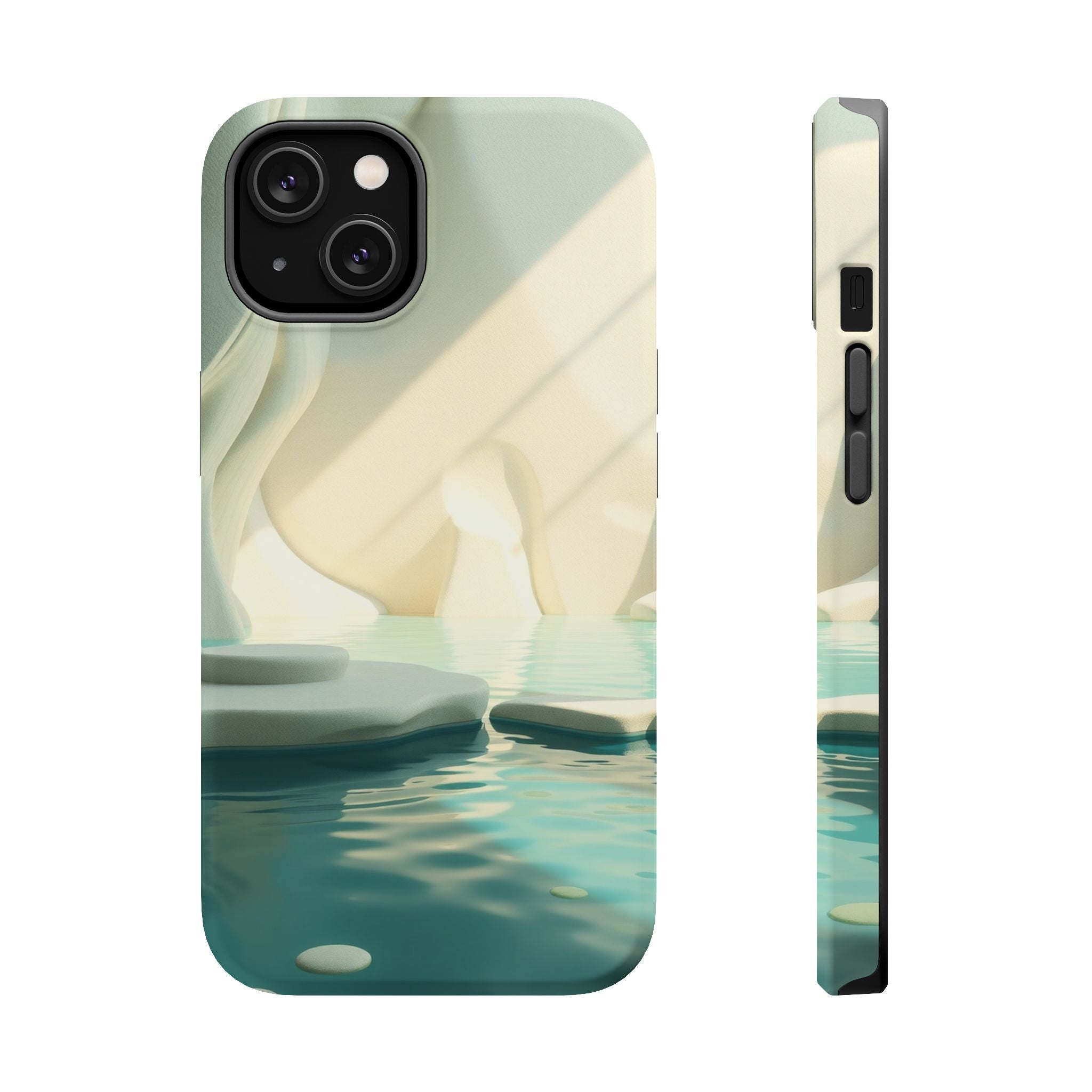 iPhone Tidal Pool 3D Digital Slim Everyday Designer Case · iPhone Case