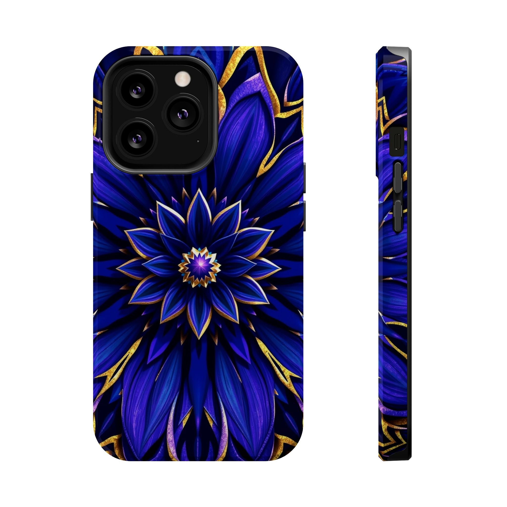 iPhone Floral Mandala Electric Art 14 Slim Everyday Designer Case · iPhone Case