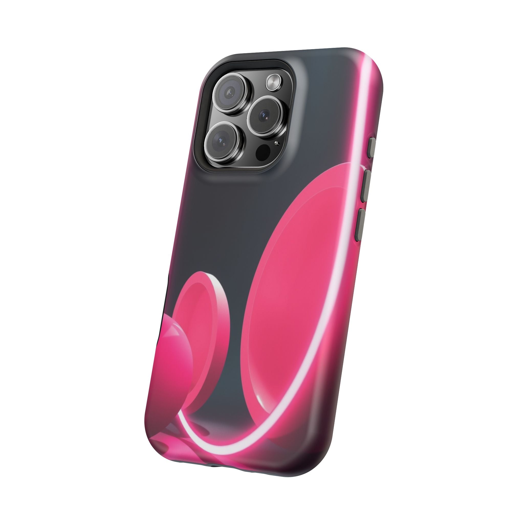iPhone 1960s Mod Circles Neon Cyberpunk Slim Everyday Designer Case · iPhone Cas