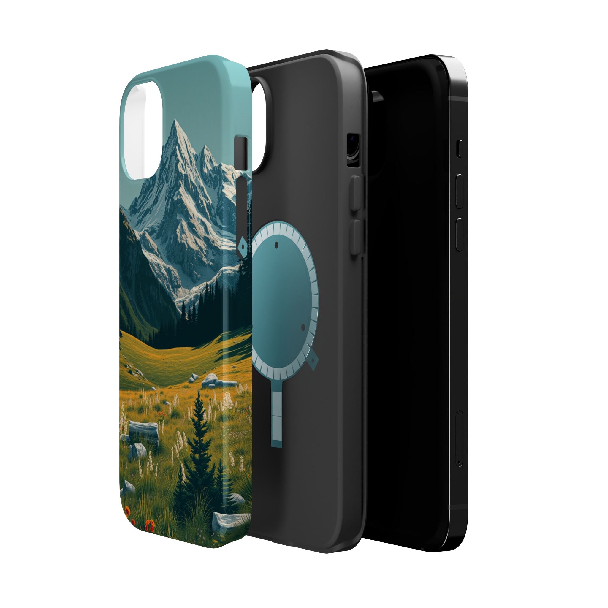 iPhone Alpine Meadow Bold Art 19 Bold Modern Everyday Snap Case · iPhone Case