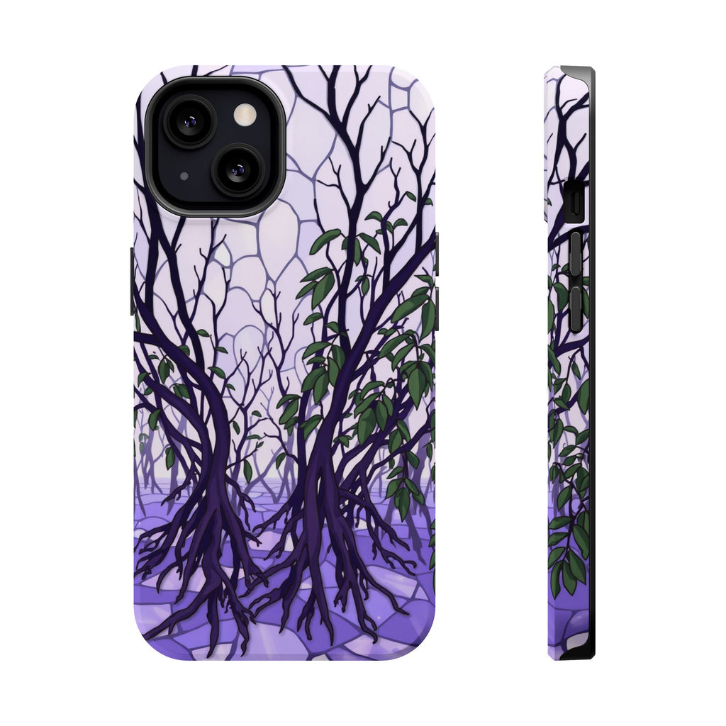 iPhone Lavender And Pearl Mangrove Roots Slim Everyday iPhone Designer · iPhone