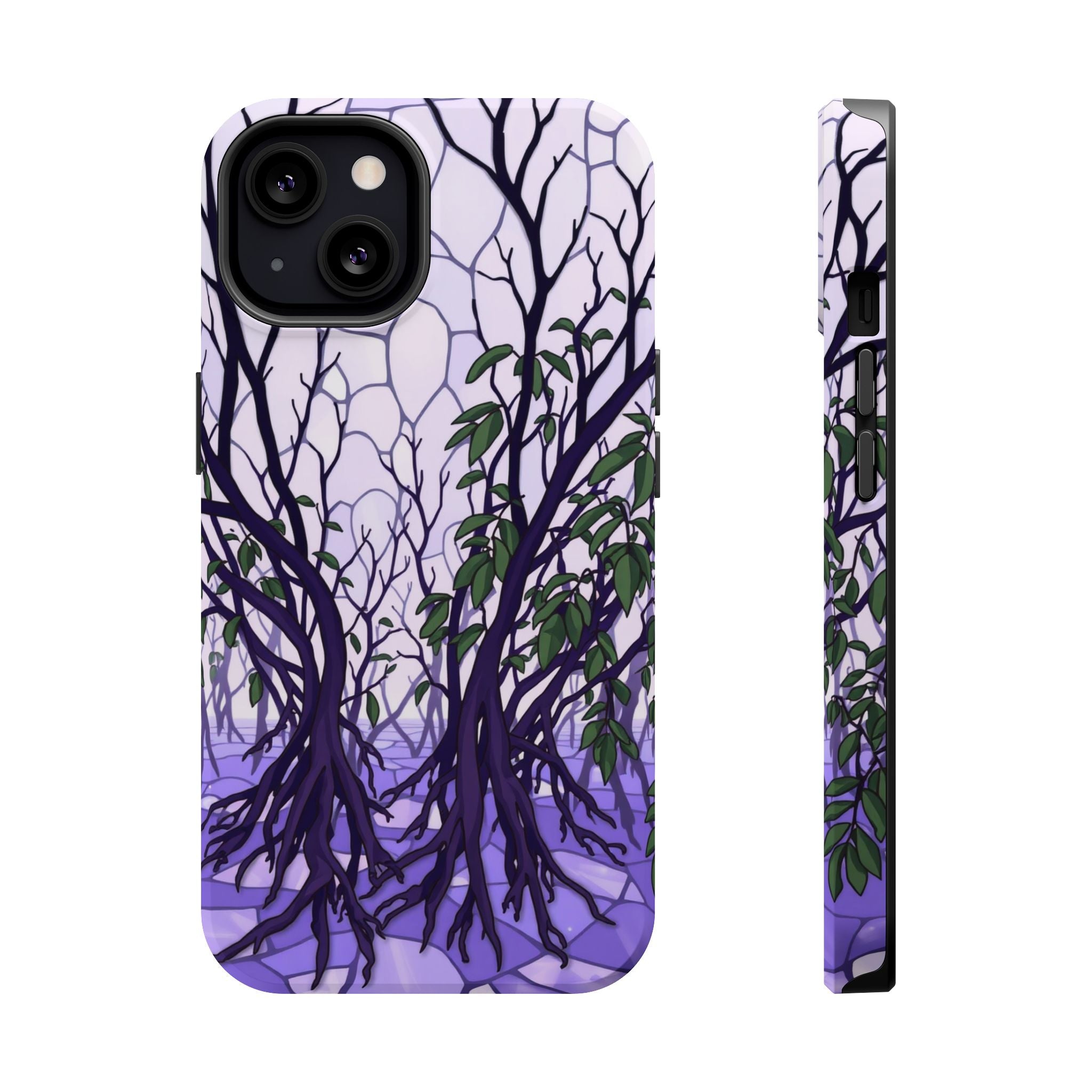 iPhone Lavender And Pearl Mangrove Roots Slim Everyday iPhone Designer · iPhone