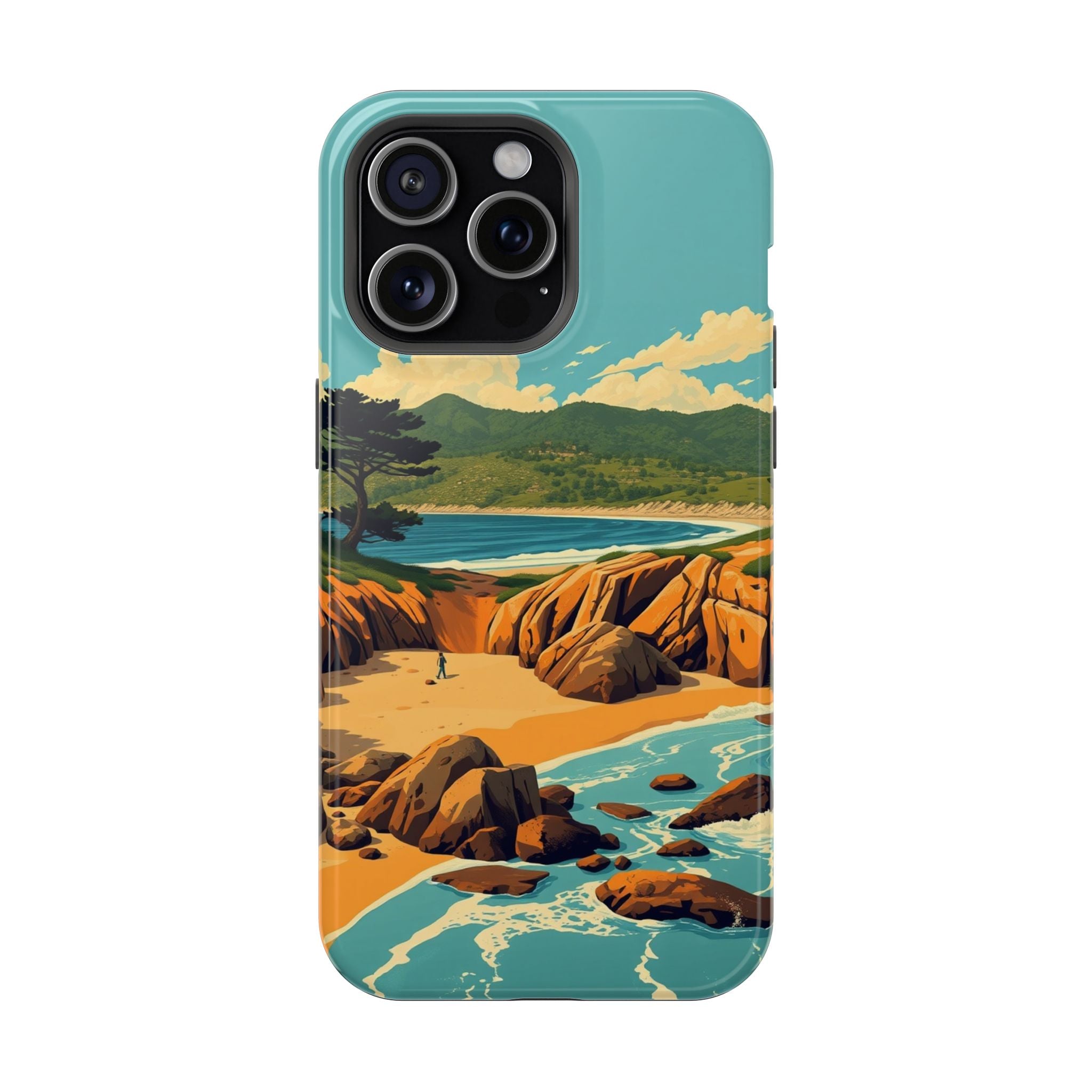 iPhone Pebble Beach Vintage Retro Poster Slim Everyday iPhone Designer · iPhone