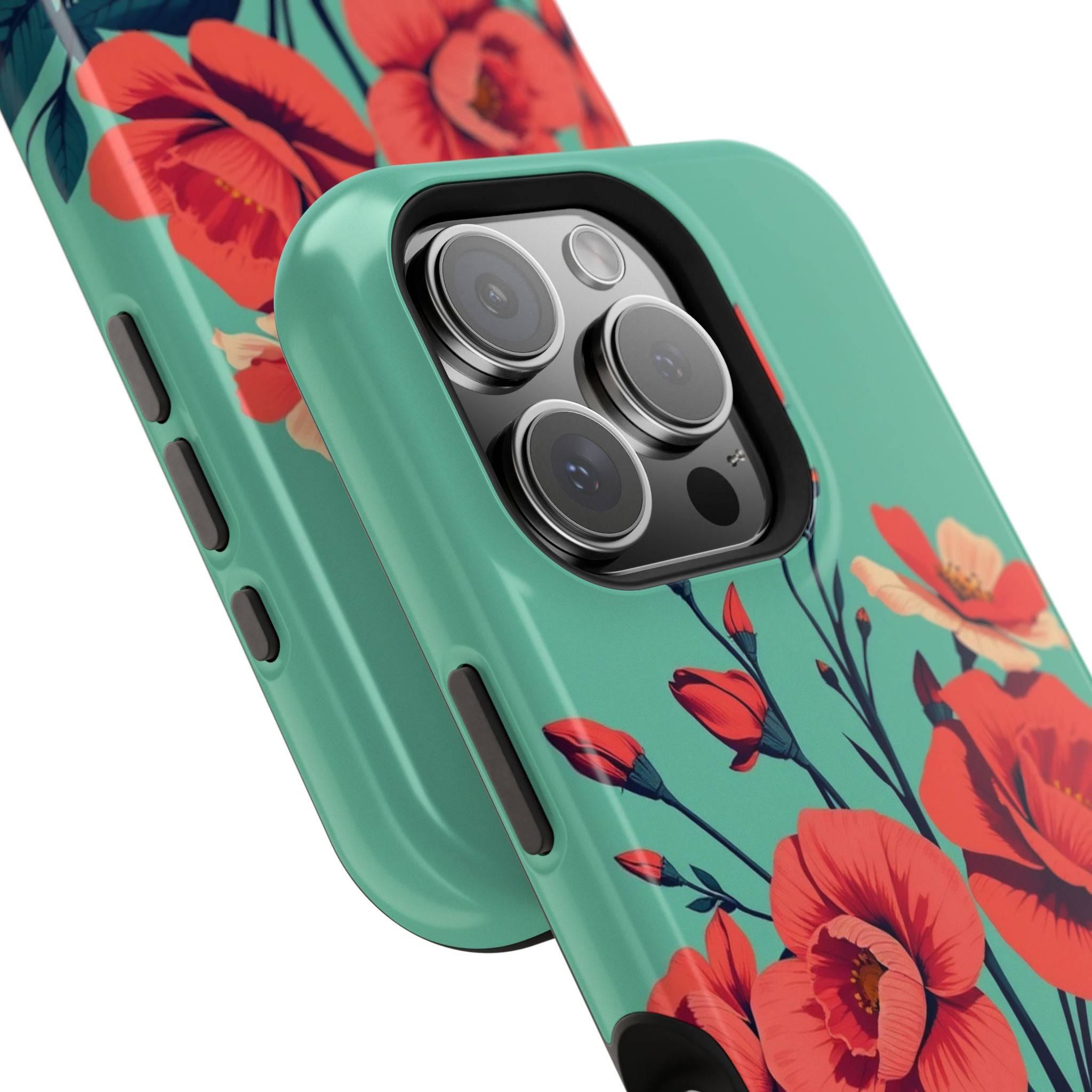 iPhone Pin-up Floral Cinematic Art Bold Modern Everyday Snap Case · iPhone Case