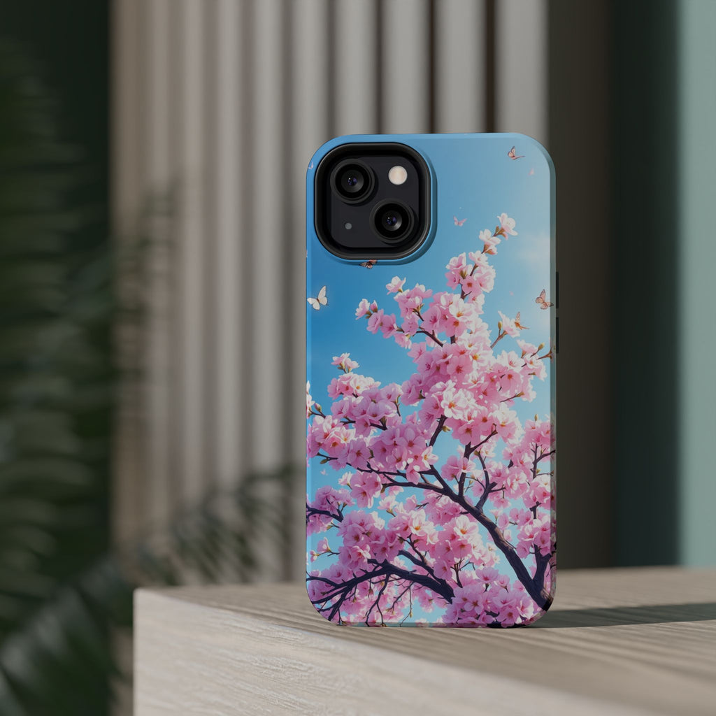 iPhone Cherry Blossom Floral Slim Everyday Designer Case · iPhone Case