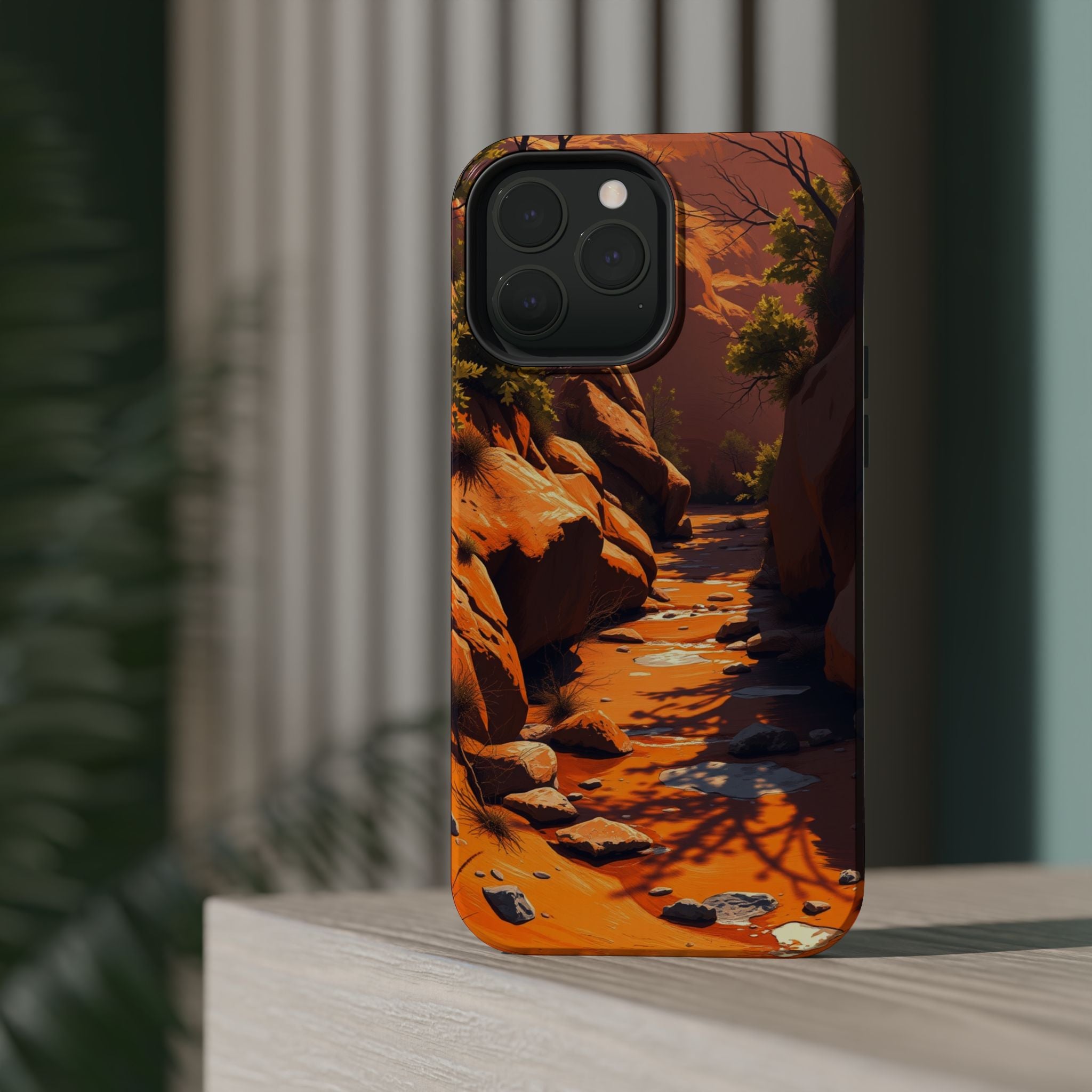 iPhone Spring Creek Bold Art Slim Everyday Designer Case · iPhone Case