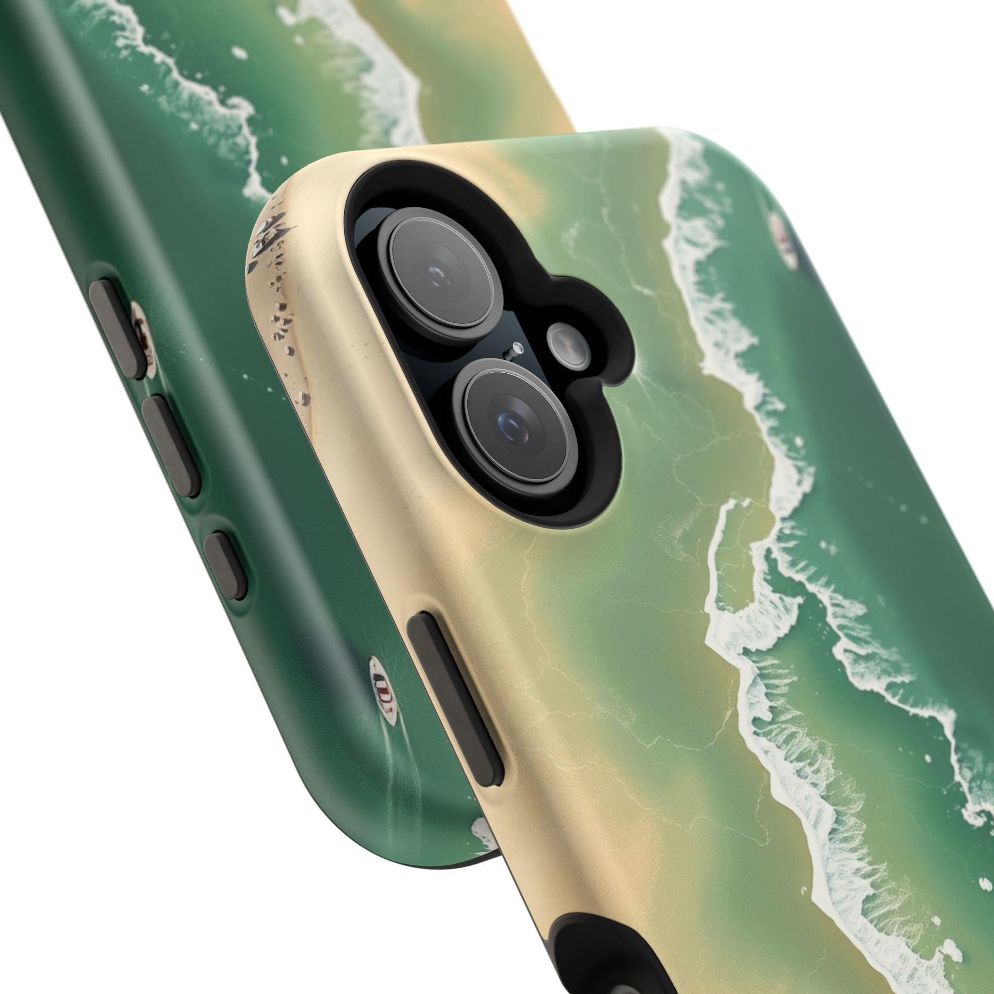 iPhone Shoreline Aerial Bold Art Bold Modern Everyday Snap Case · iPhone Case