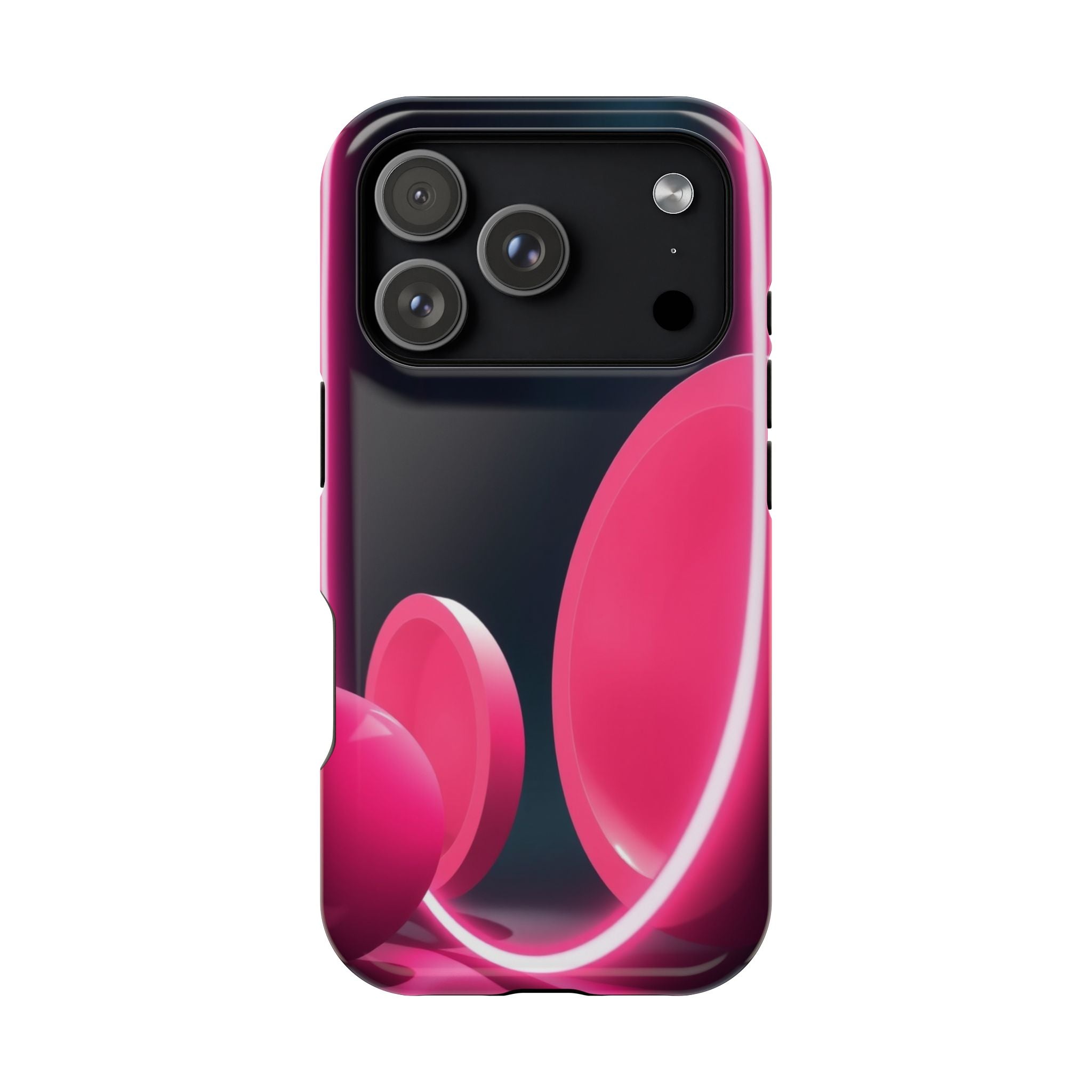 iPhone 1960s Mod Circles Neon Cyberpunk Slim Everyday Designer Case · iPhone Cas