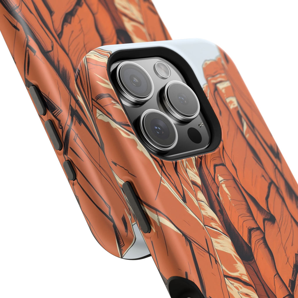 iPhone Burnt Orange And Sand Canyon Wall Slim Everyday iPhone Designer · iPhone