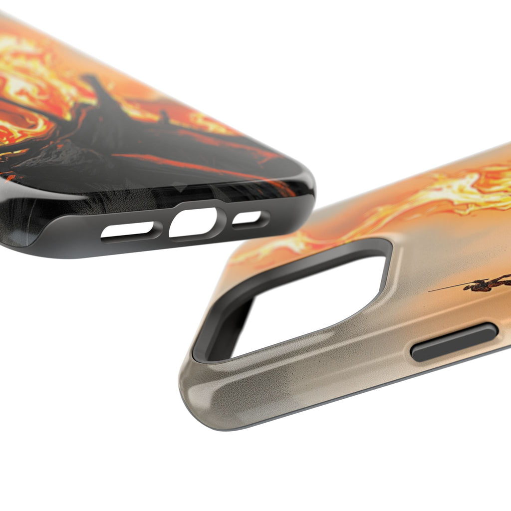 iPhone Wildfire Glow Hand-Drawn Sketch Slim Everyday Designer Case · iPhone Case