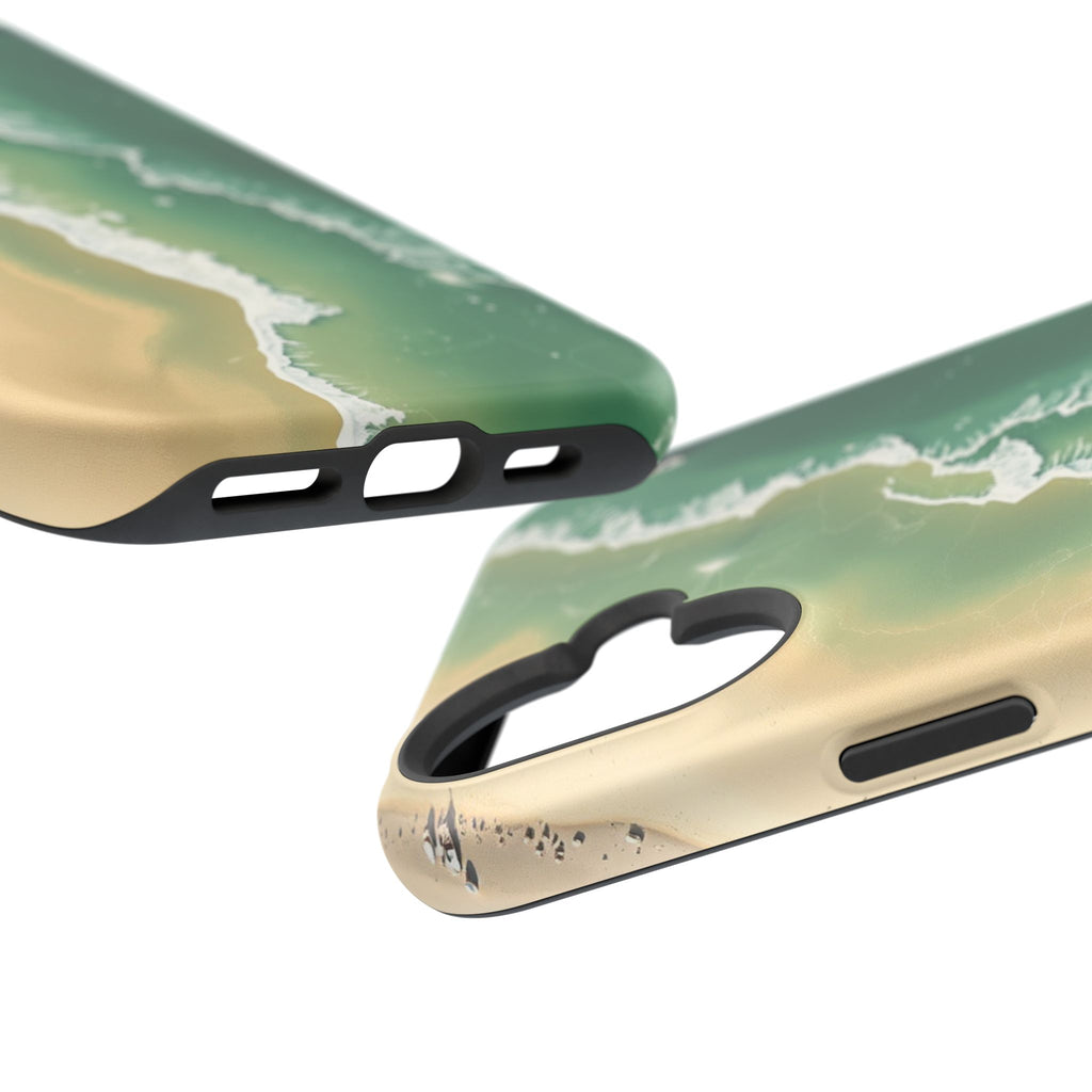 iPhone Shoreline Aerial Bold Art Bold Modern Everyday Snap Case · iPhone Case