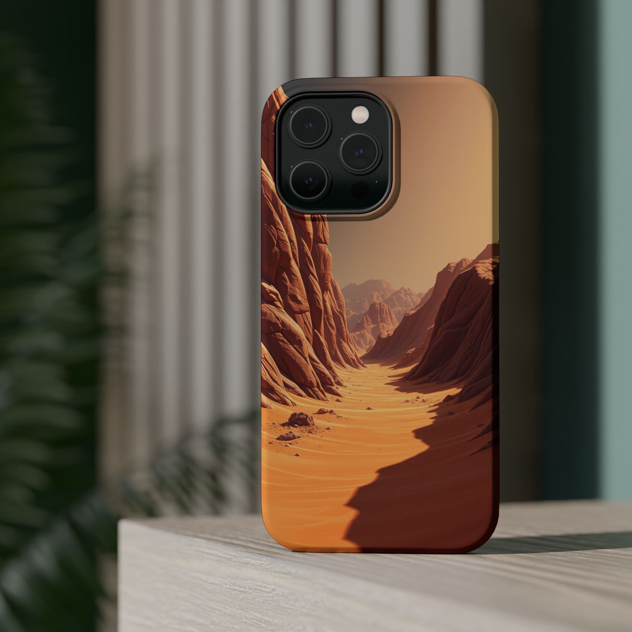 iPhone Burnt Orange And Sand Valley Floor Slim iPhone 20 Everyday · iPhone Case