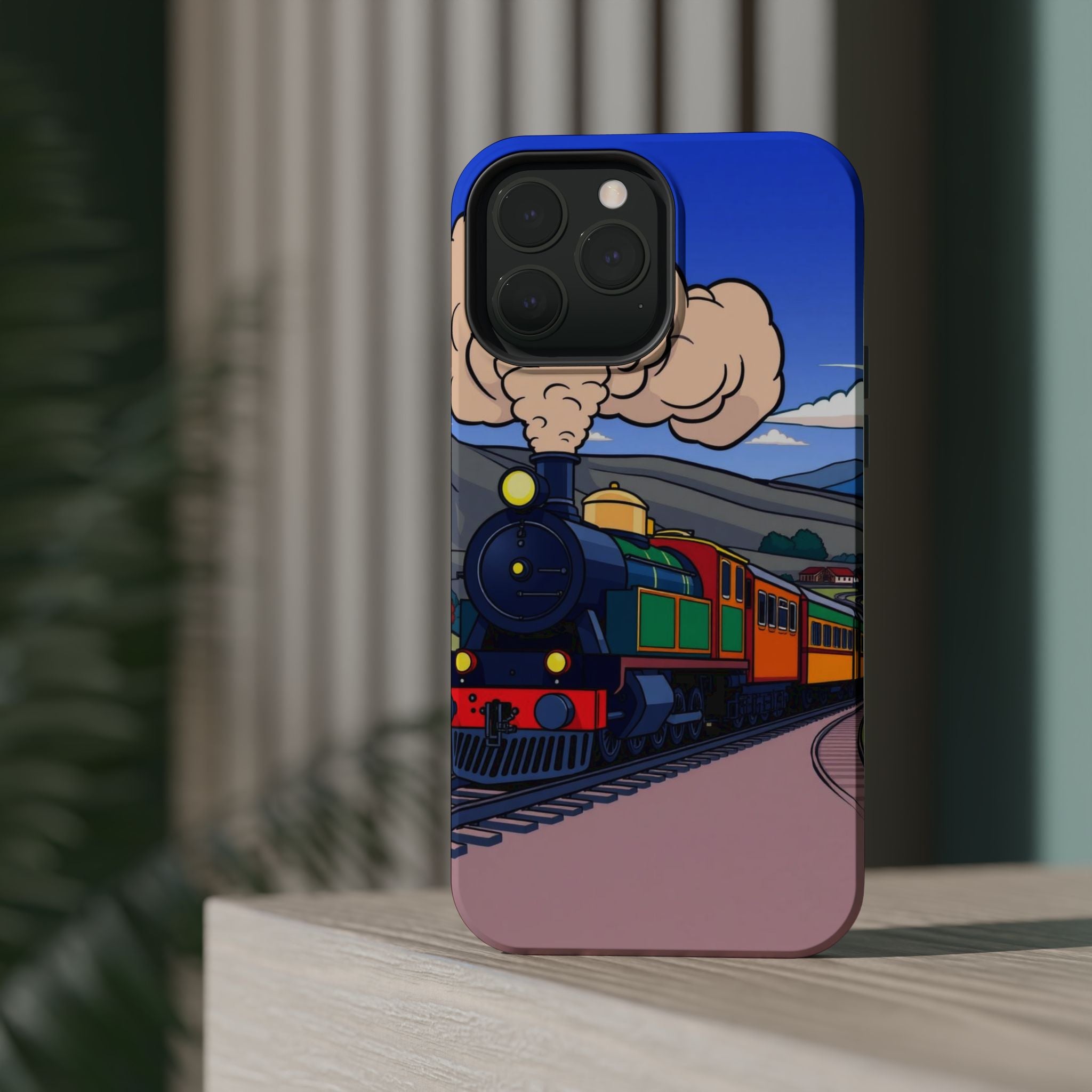 iPhone Steam Locomotive Puff Kids Fun iPhone Phone Case Gift Slim · iPhone Case