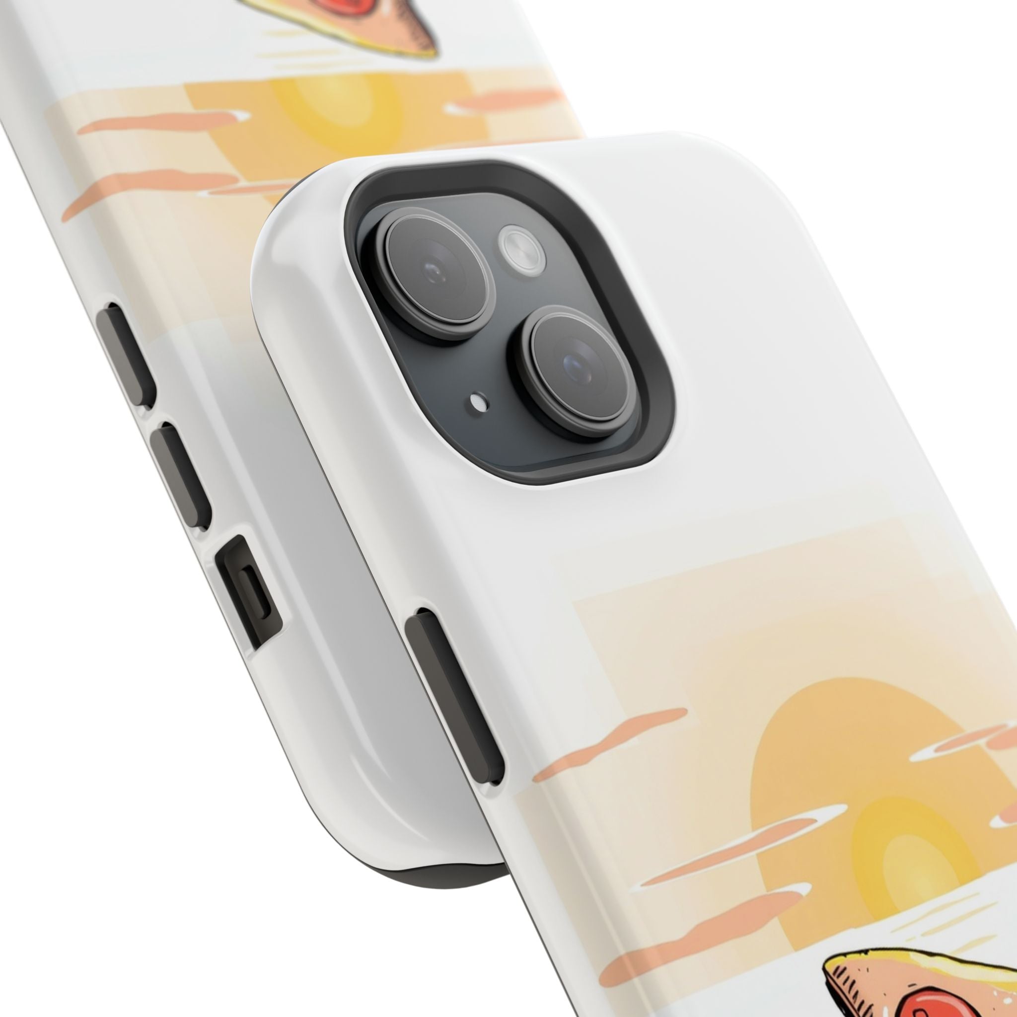 iPhone Earthy Pizza Slice Sunset Design Slim Everyday Designer Case · iPhone Cas