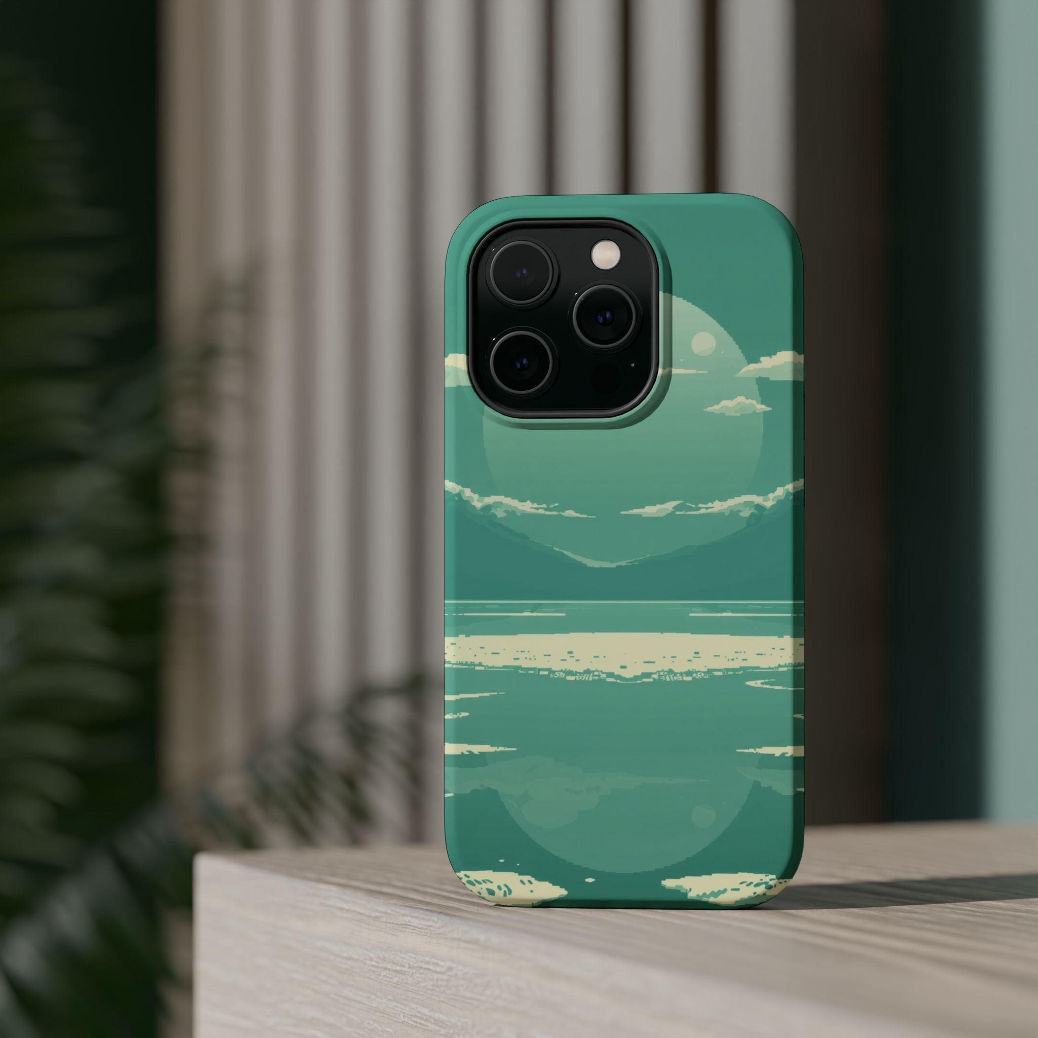 iPhone Earthy Salt Flat Mirror Design Slim Everyday iPhone 13 Designer · iPhone