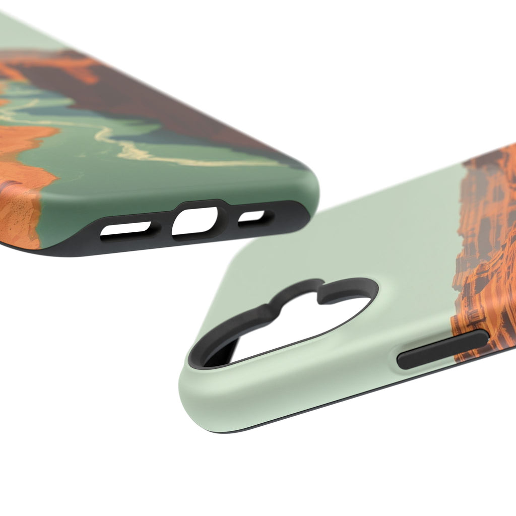 iPhone Burnt Orange And Sand River Canyon Slim iPhone Everyday Designer · iPhone