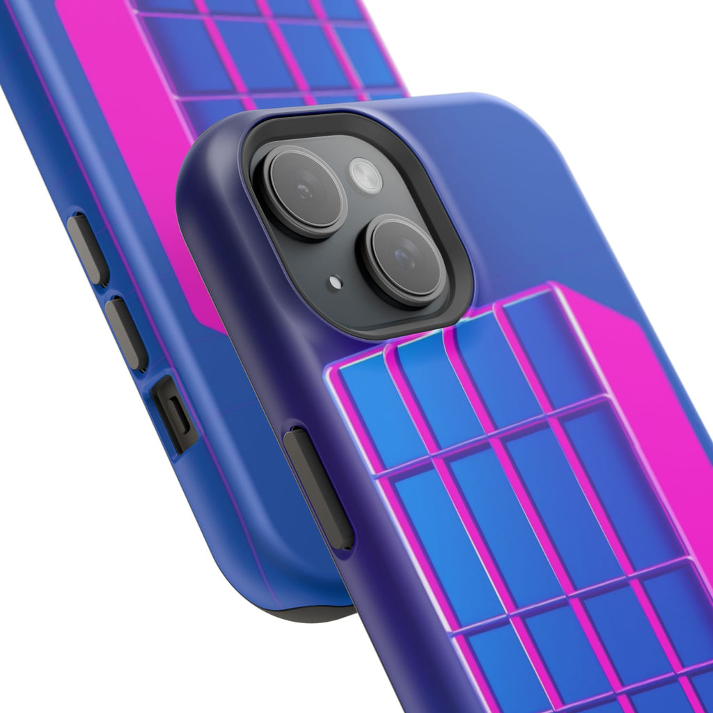 iPhone Earthy 80s Grid Synthwave Design Slim Everyday Designer Case · iPhone Cas