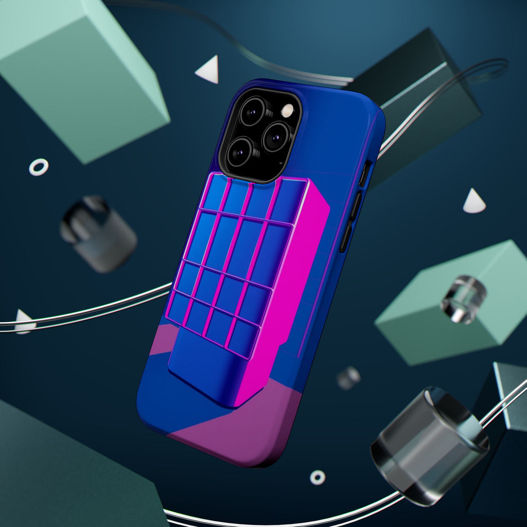 iPhone Earthy 80s Grid Synthwave Design Slim Everyday Designer Case · iPhone Cas