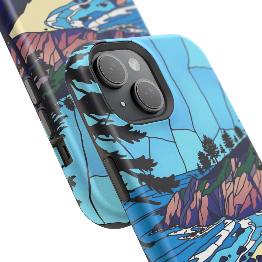 iPhone Indigo And Violet Pebble Beach Slim Everyday iPhone 11 Designer · iPhone