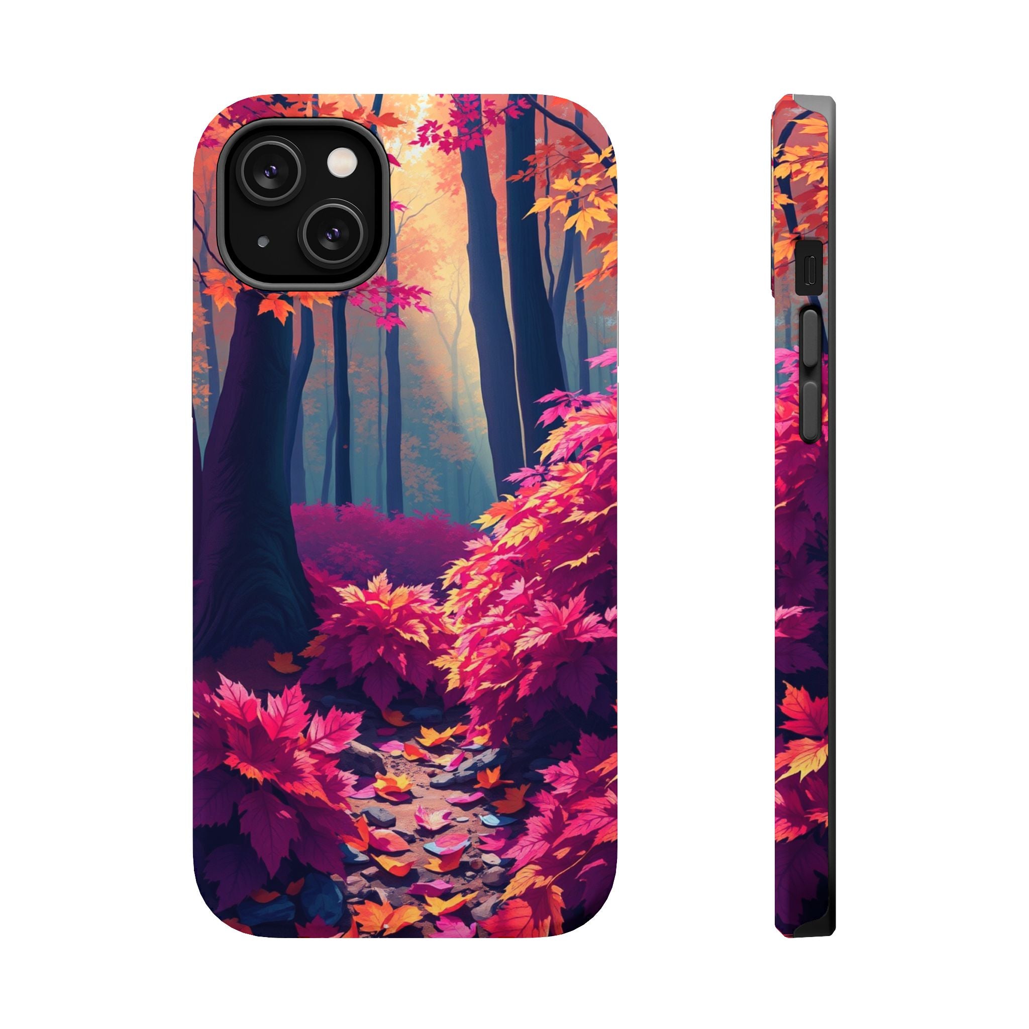 iPhone Earthy Autumn Forest Floor Design Slim Everyday iPhone Designer · iPhone